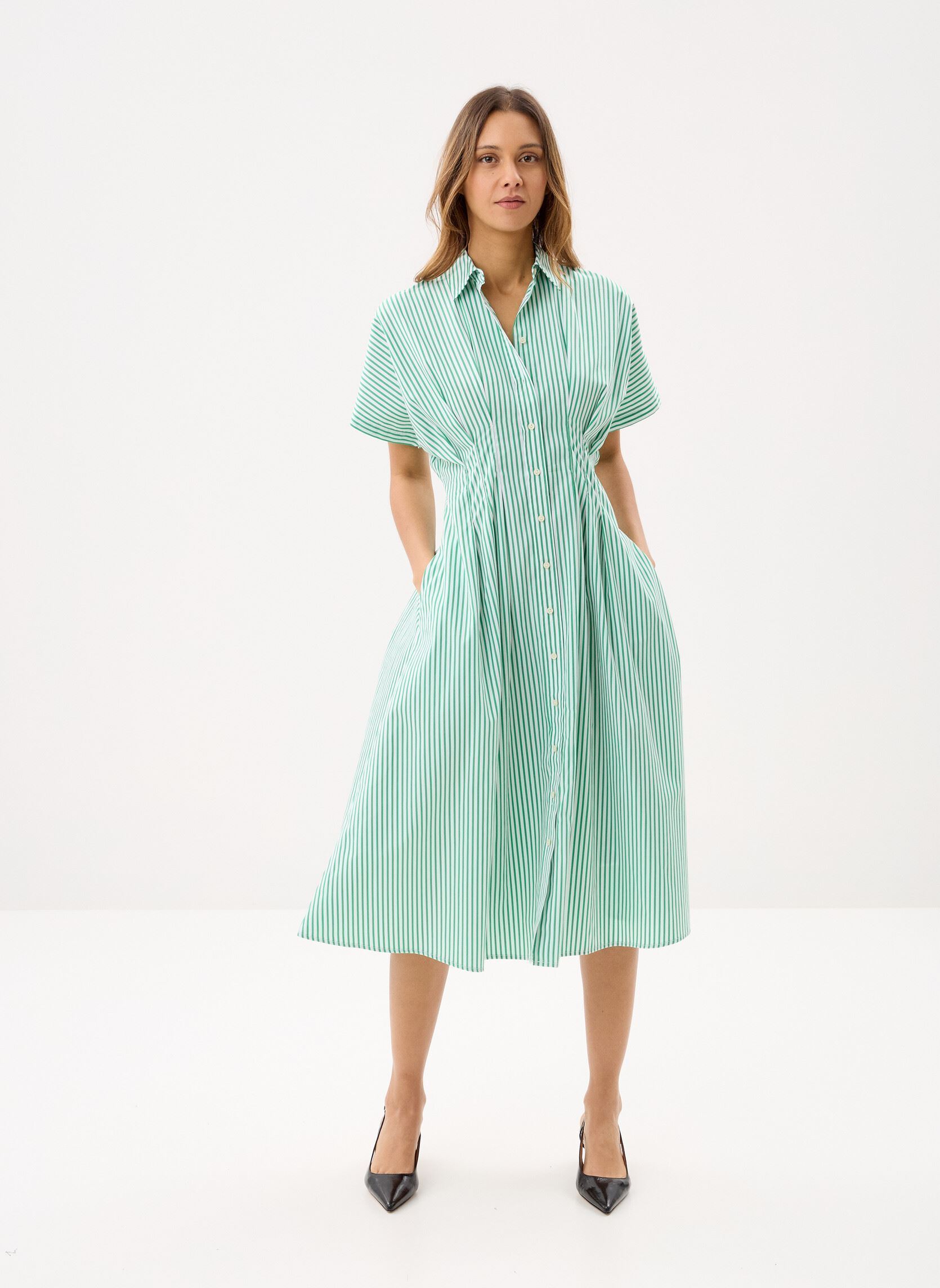Vêtements Lauren Ralph Lauren Rushanie Short Sleeve Day Dress pour Femme