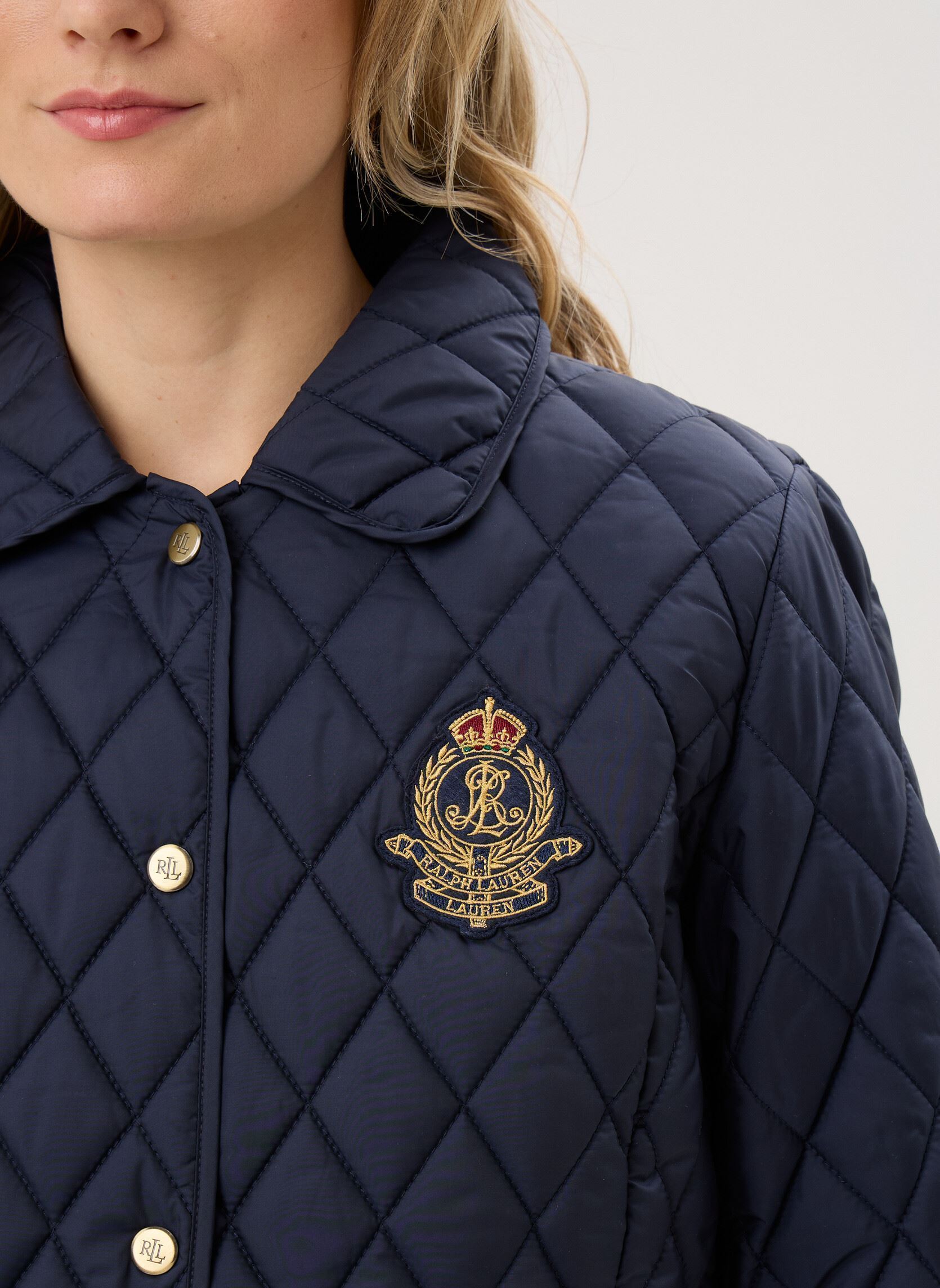 Blousons Sb Qlt W Cr-Insulated-Coat femme bleu Lauren Ralph Lauren Blousons Sb Qlt W Cr-Insulated-Coat femme bleu DK NAVY