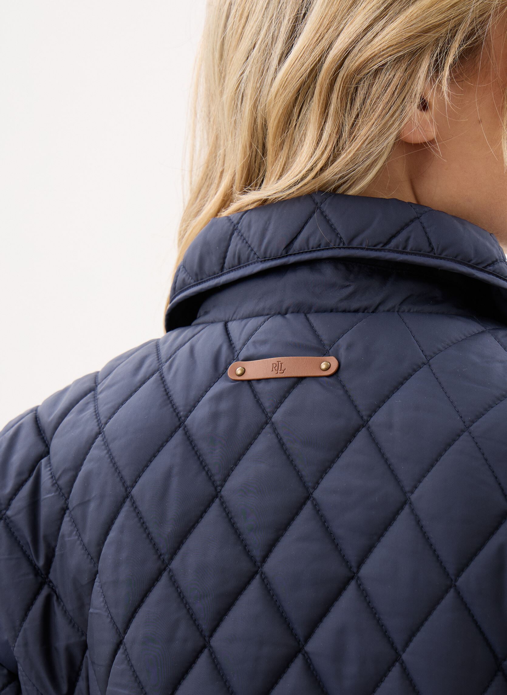 Blousons Sb Qlt W Cr-Insulated-Coat femme bleu Lauren Ralph Lauren Blousons Sb Qlt W Cr-Insulated-Coat femme bleu DK NAVY