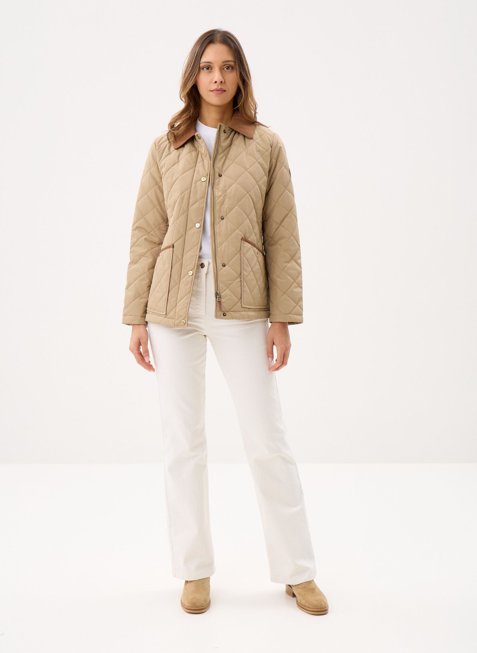 Jacken Sb Quilt-Insulated-Coat damen beige Lauren Ralph Lauren Jacken Sb Quilt-Insulated-Coat damen beige BIRCH TAN