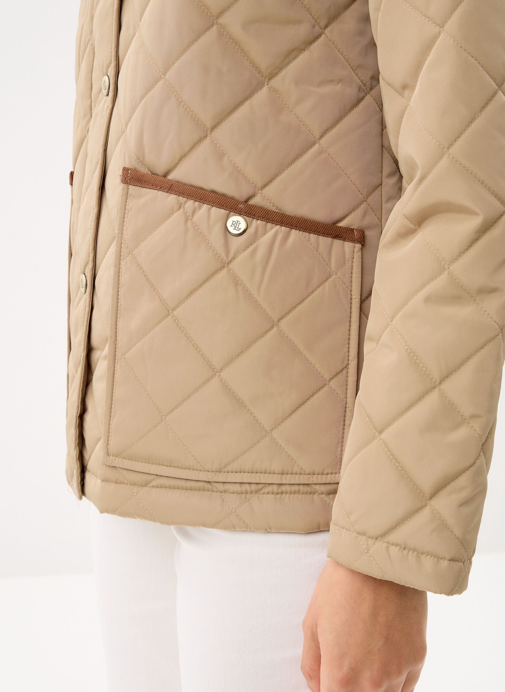 Jacken Sb Quilt-Insulated-Coat damen beige Lauren Ralph Lauren Jacken Sb Quilt-Insulated-Coat damen beige BIRCH TAN