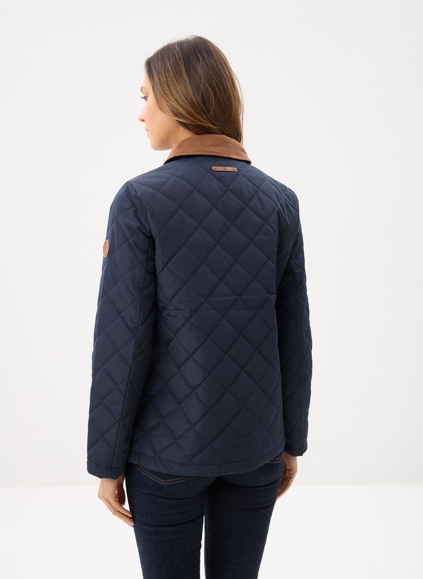 Vestes Sb Quilt-Insulated-Coat femme bleu Lauren Ralph Lauren Vestes Sb Quilt-Insulated-Coat femme bleu DK NAVY