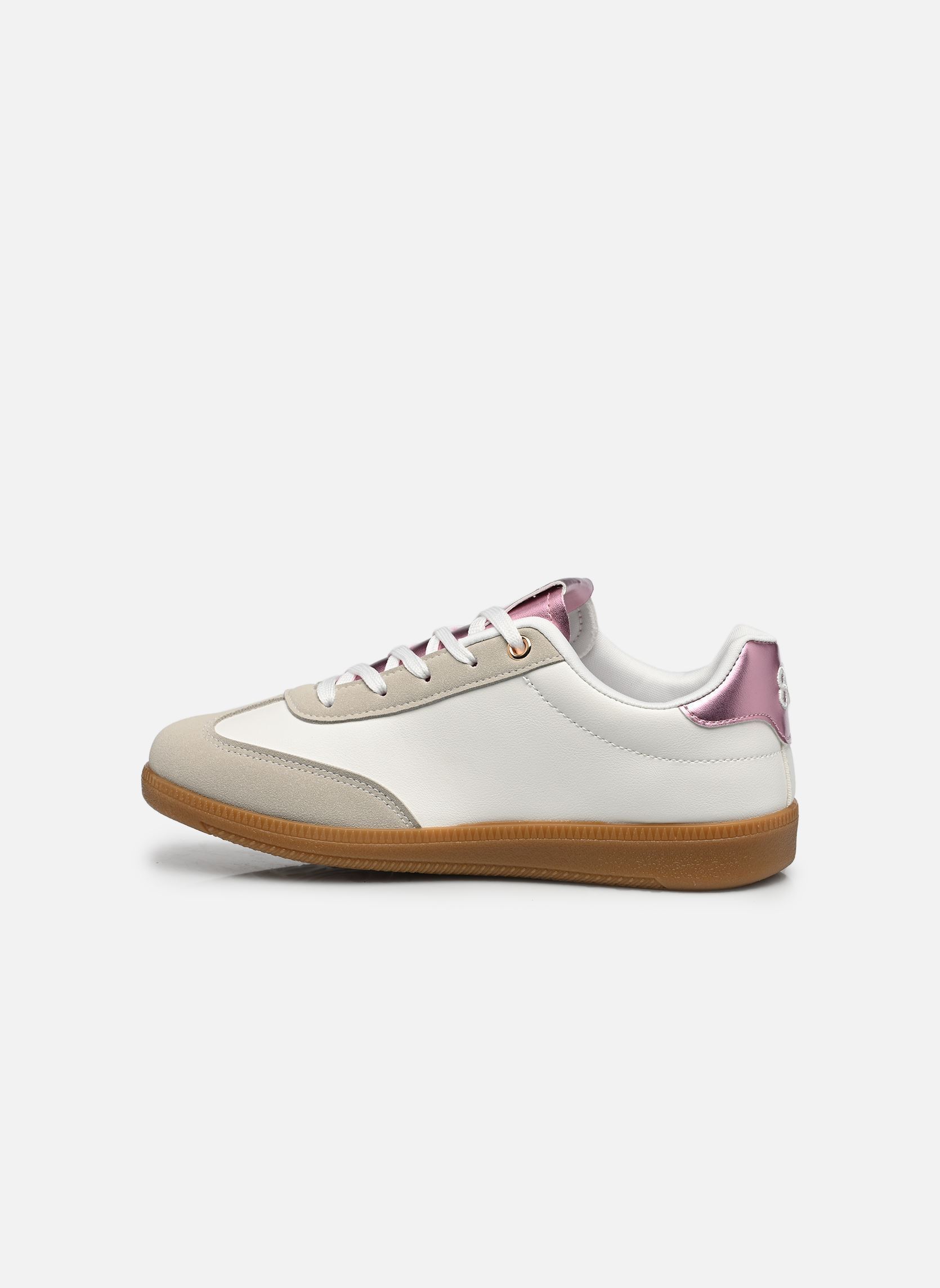 Baskets C01K093 femme multicolore LPB -LES PETITES BOMBES Baskets C01K093 femme multicolore BLANC / ROSE METAL