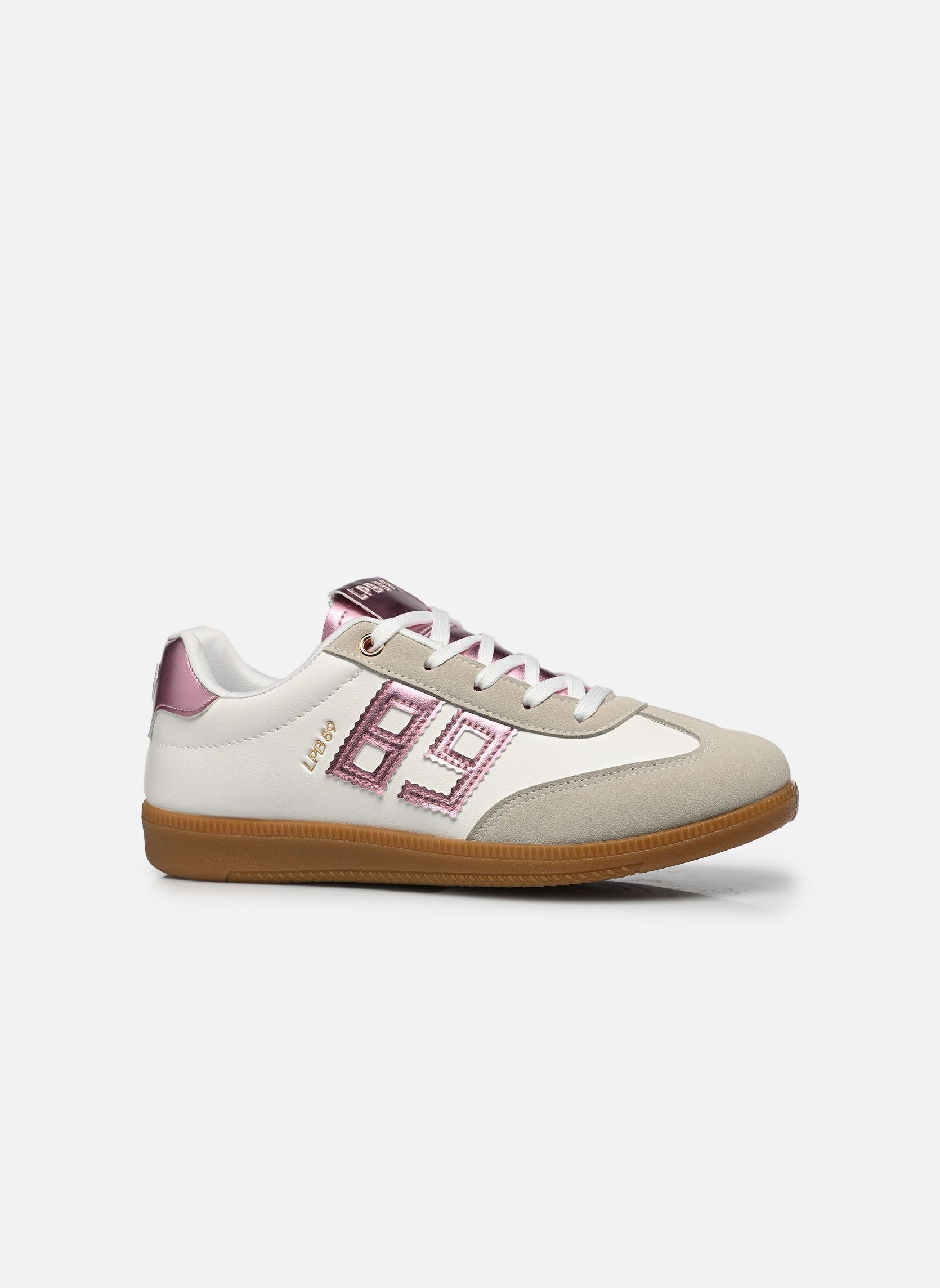 Baskets C01K093 femme multicolore LPB -LES PETITES BOMBES Baskets C01K093 femme multicolore BLANC / ROSE METAL