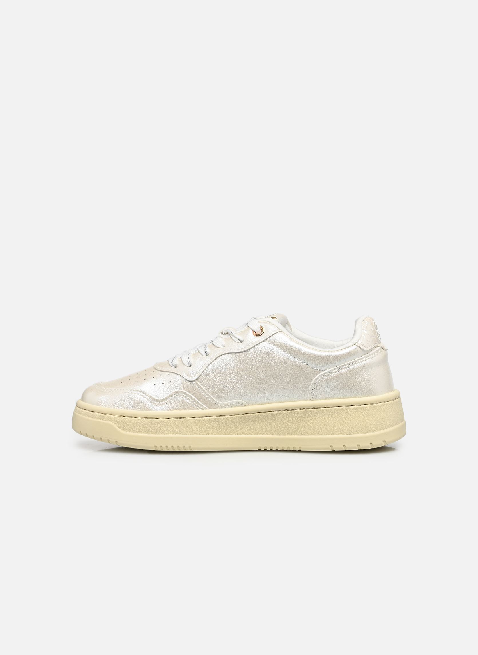 Baskets C20K097 femme argent LPB -LES PETITES BOMBES Baskets C20K097 femme argent ivoire