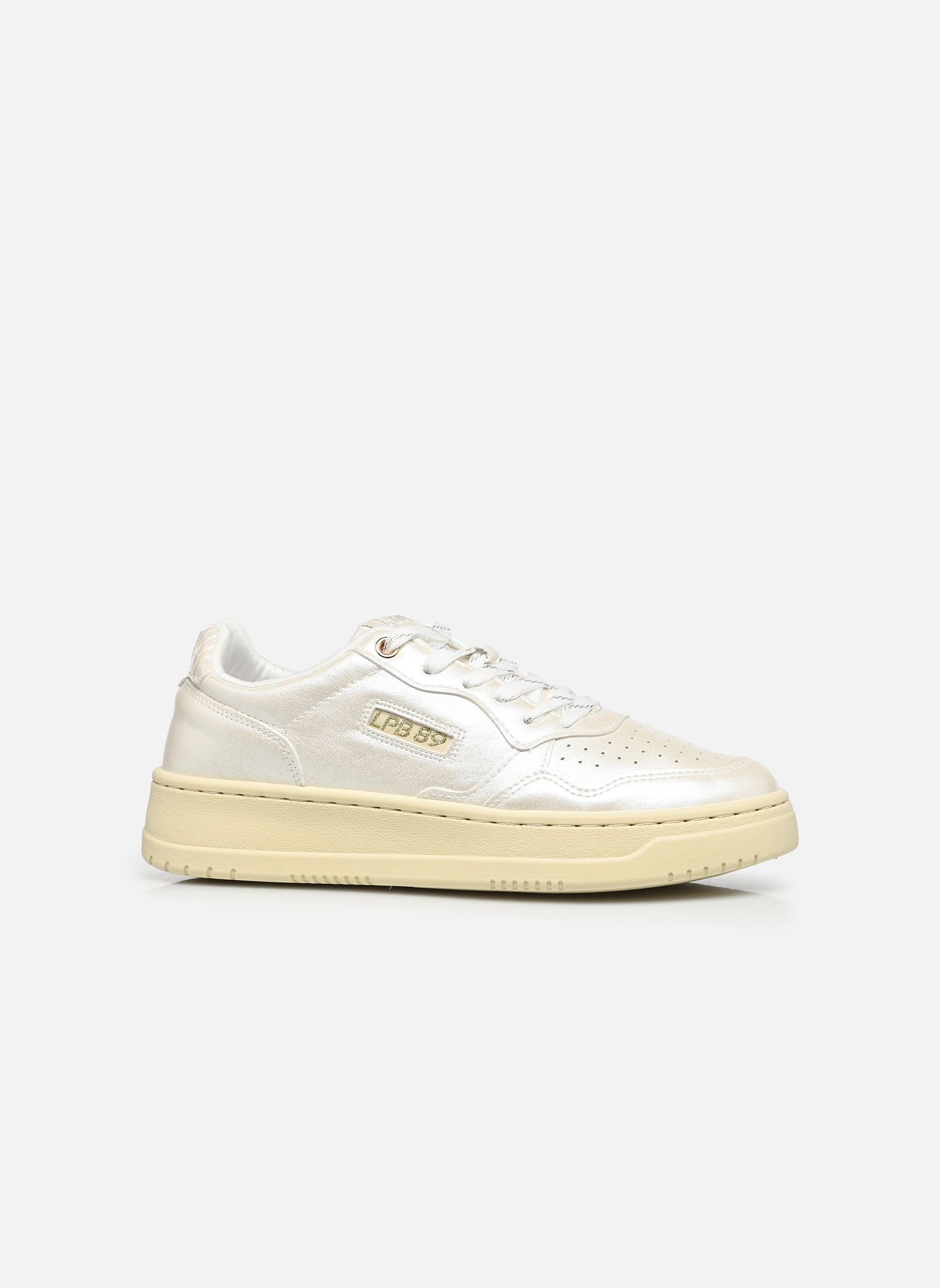 Baskets C20K097 femme argent LPB -LES PETITES BOMBES Baskets C20K097 femme argent ivoire