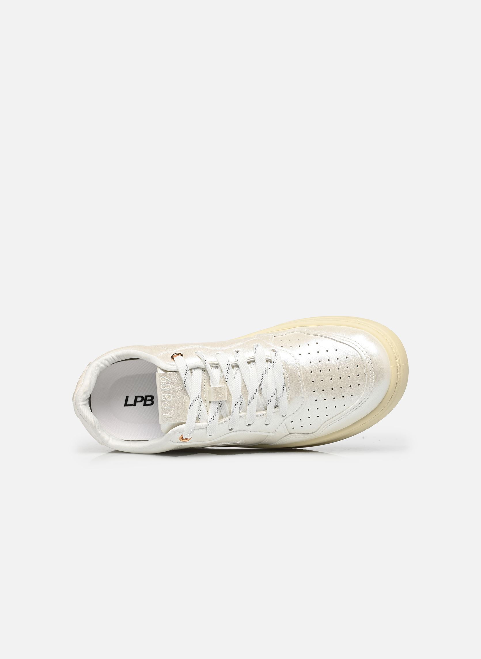 Baskets C20K097 femme argent LPB -LES PETITES BOMBES Baskets C20K097 femme argent ivoire