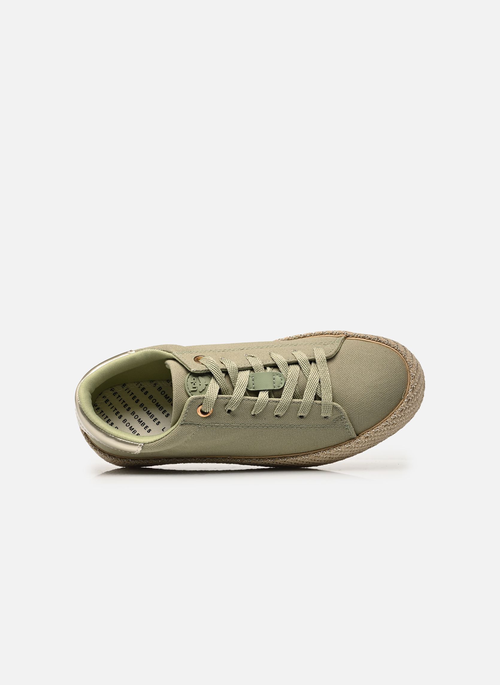 Baskets C20K115 femme vert LPB -LES PETITES BOMBES Baskets C20K115 femme vert Kaki