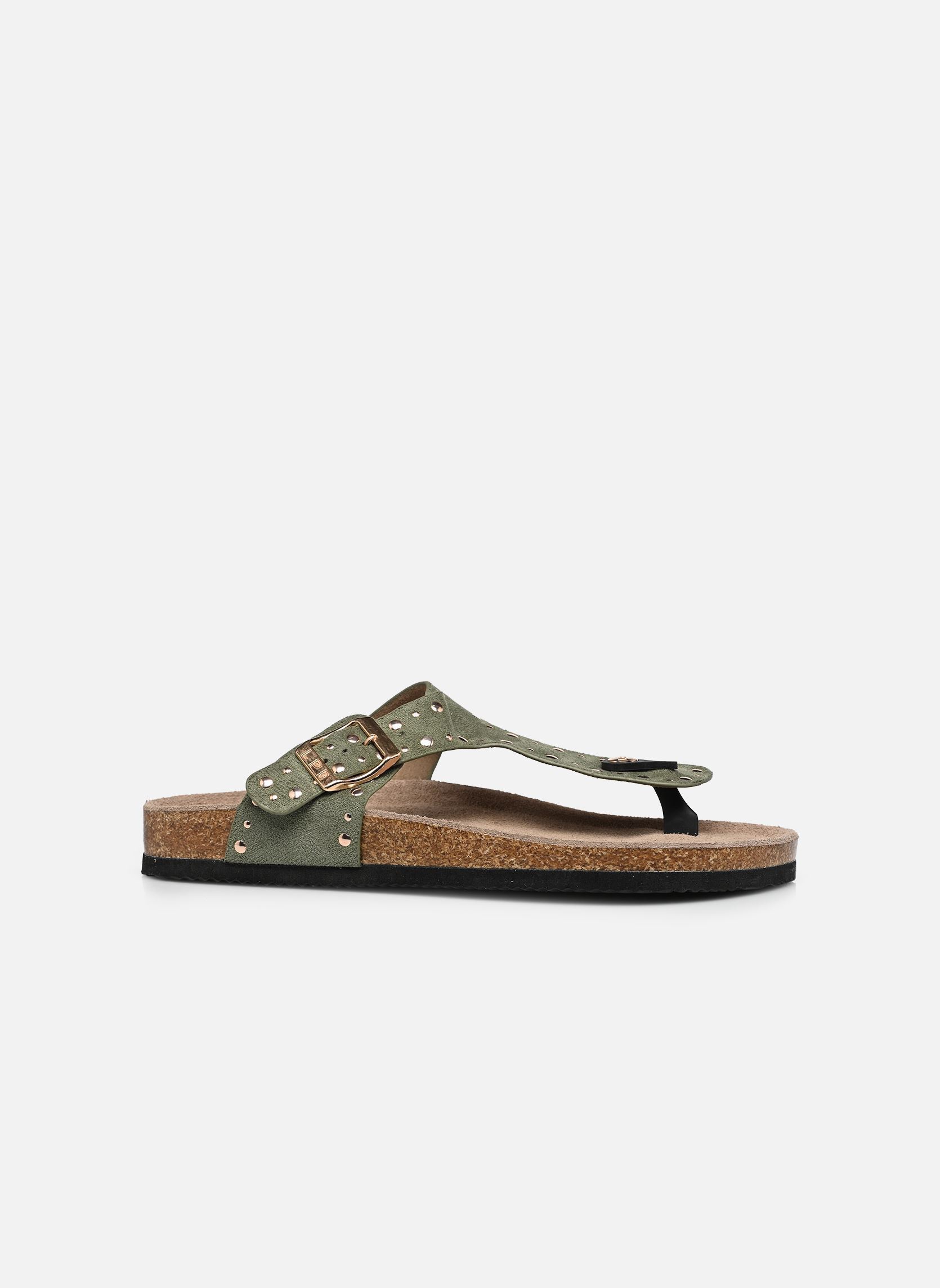 Sandales C26O047 femme vert LPB -LES PETITES BOMBES Sandales C26O047 femme vert KAKI SUEDINE
