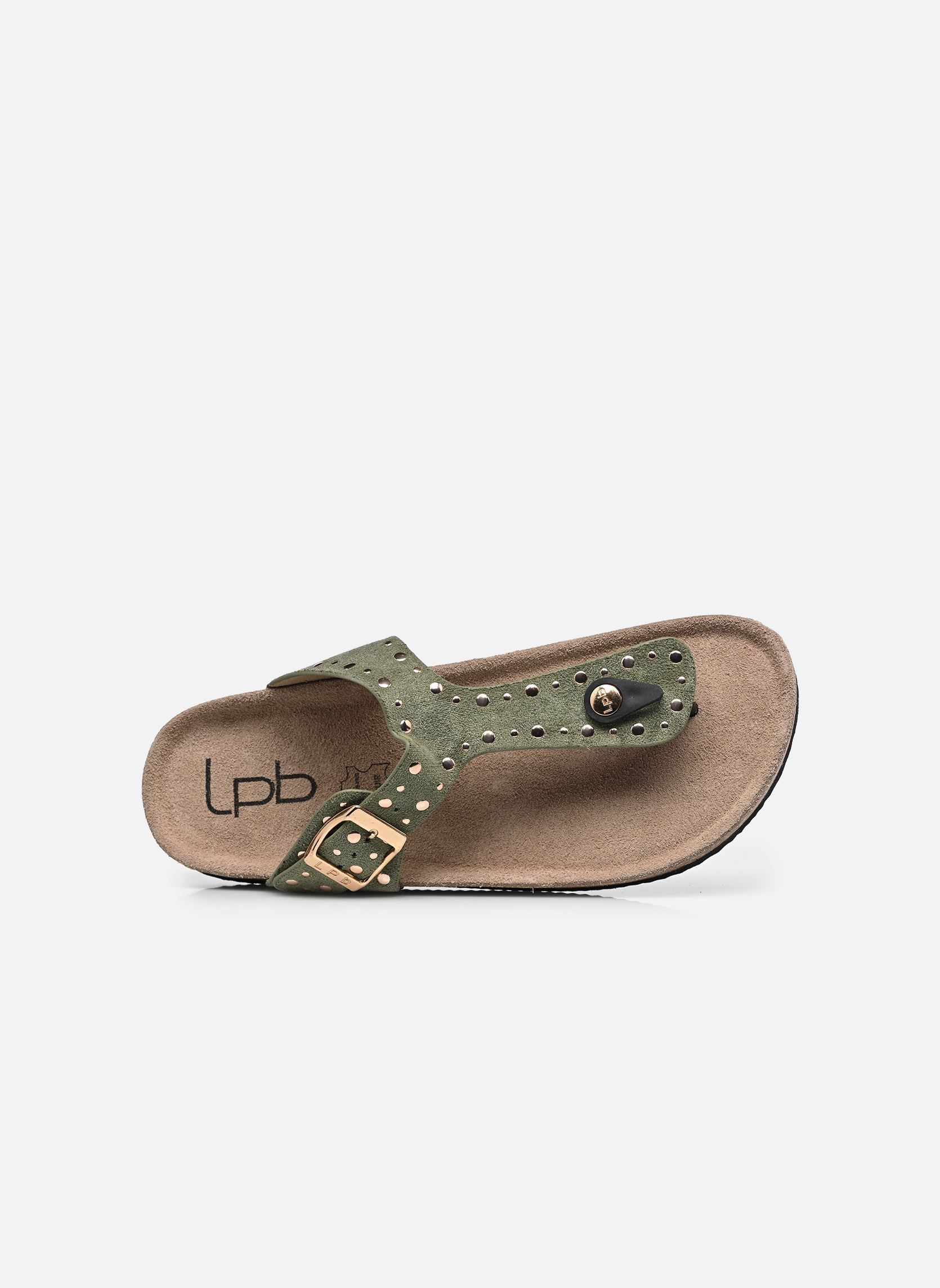 Sandales C26O047 femme vert LPB -LES PETITES BOMBES Sandales C26O047 femme vert KAKI SUEDINE
