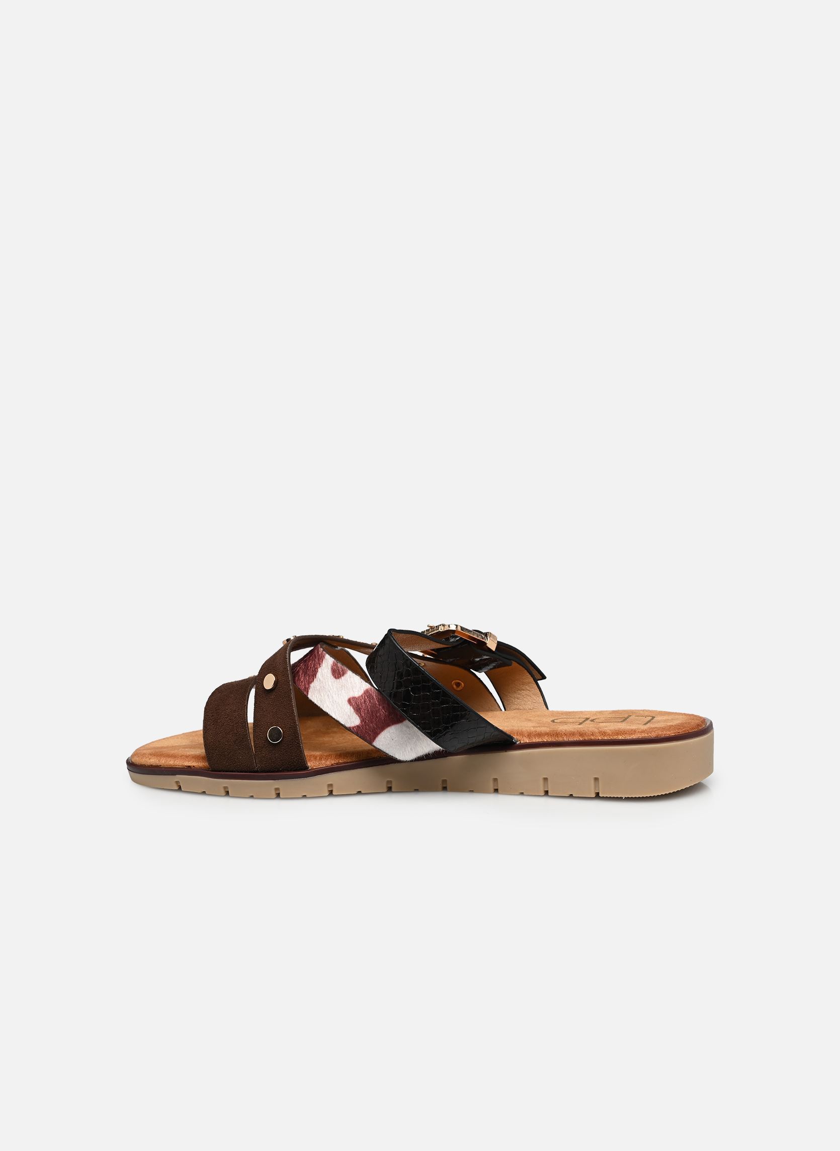 Mules C26U129 femme marron LPB -LES PETITES BOMBES Mules C26U129 femme marron Choco