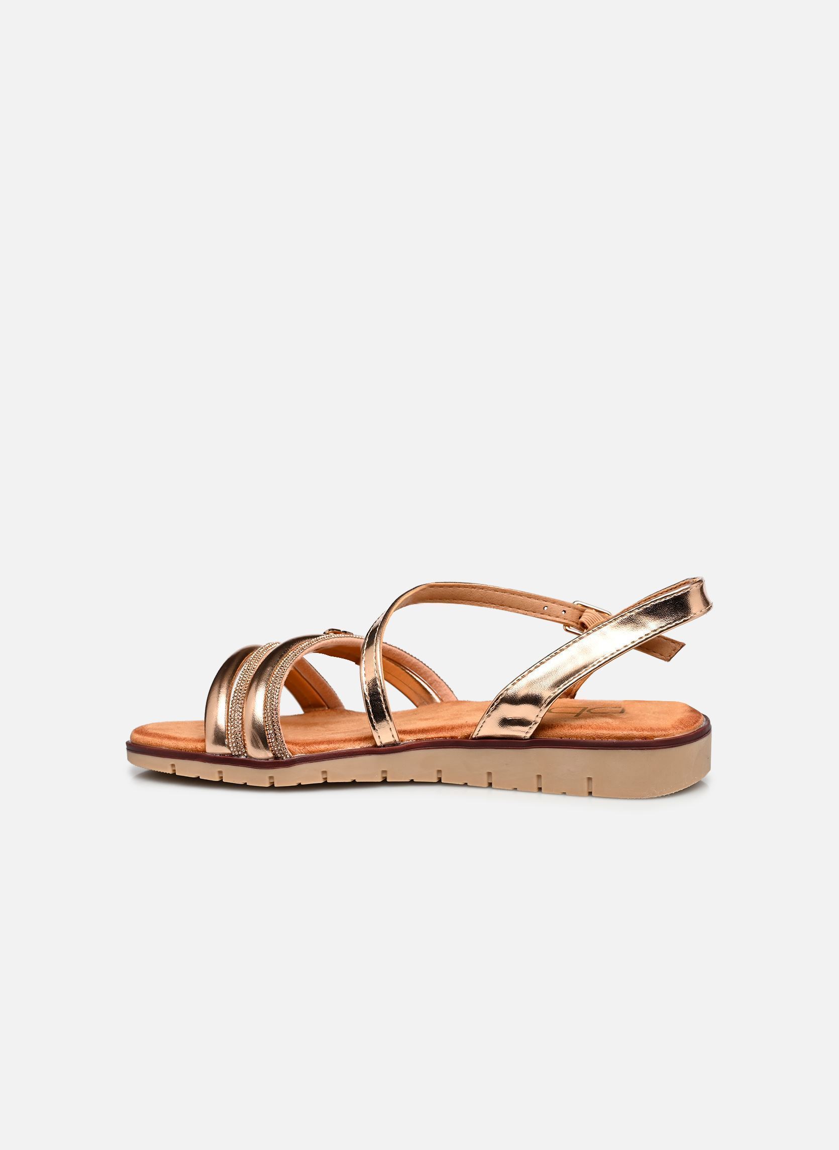 Sandalen C02A162 damen gold und bronze LPB -LES PETITES BOMBES Sandalen C02A162 damen gold und bronze Or Rose