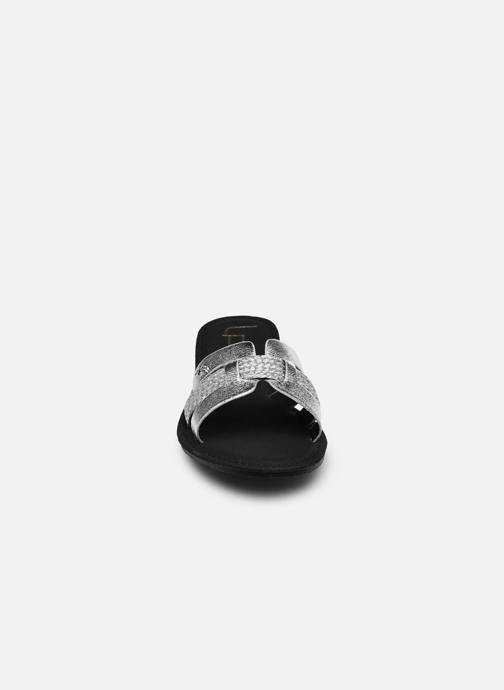 Pantoletten C02U136 damen silber LPB -LES PETITES BOMBES Pantoletten C02U136 damen silber Argent Metal