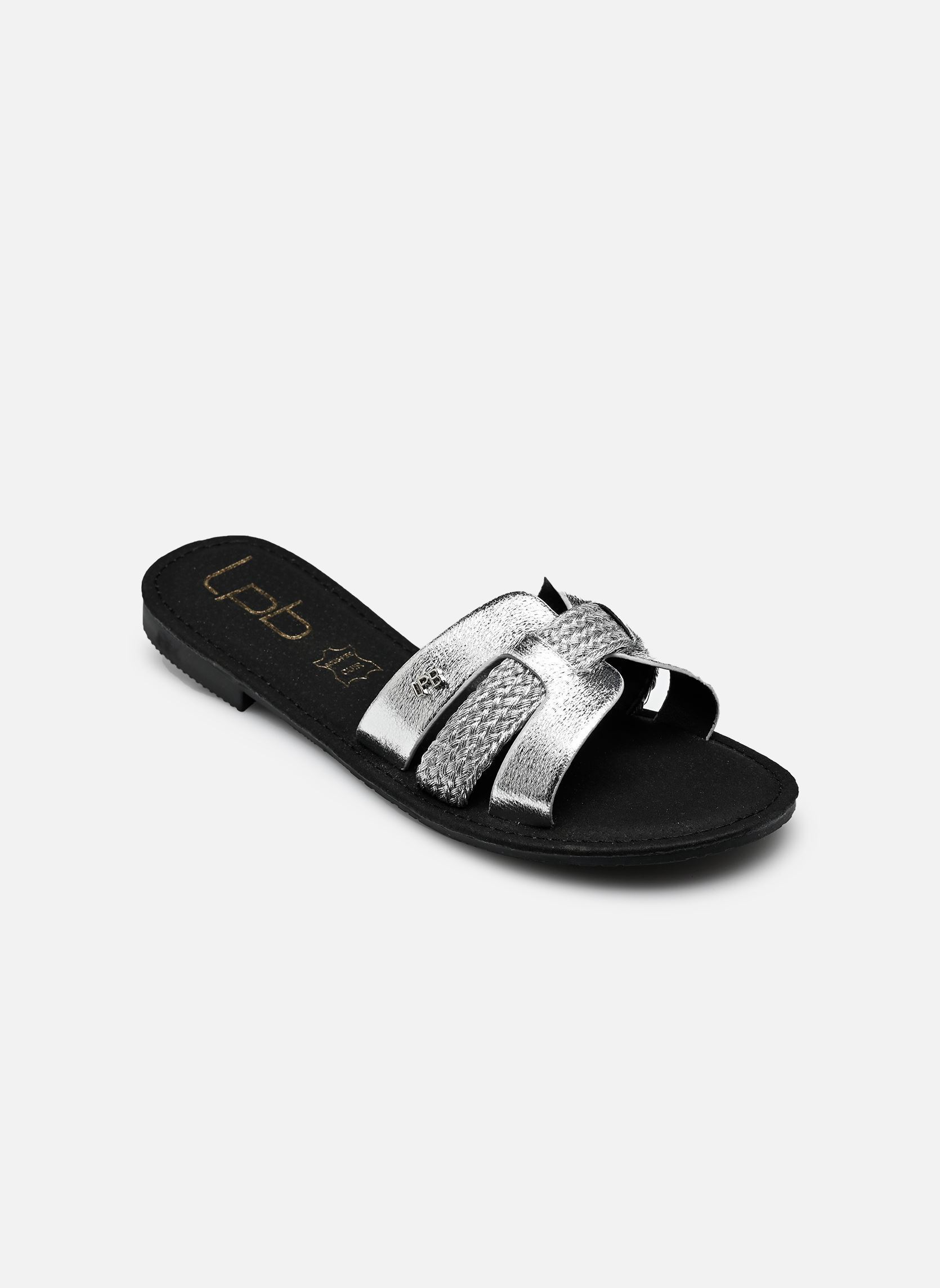 Pantoletten C02U136 damen silber LPB -LES PETITES BOMBES Pantoletten C02U136 damen silber Argent Metal