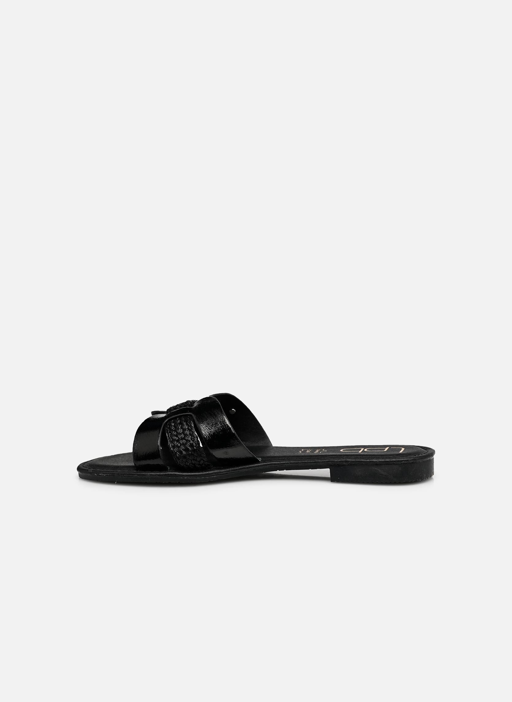 Pantoletten C02U136 damen schwarz LPB -LES PETITES BOMBES Pantoletten C02U136 damen schwarz Noir Metal