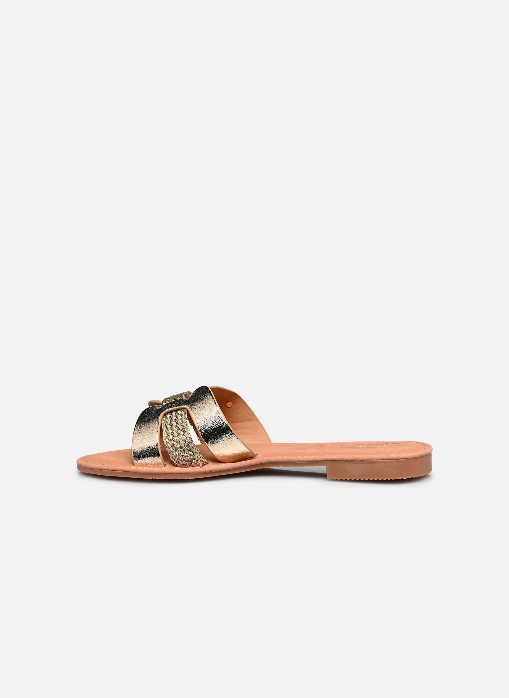 Mules C02U136 femme or et bronze LPB -LES PETITES BOMBES Mules C02U136 femme or et bronze Or Metal