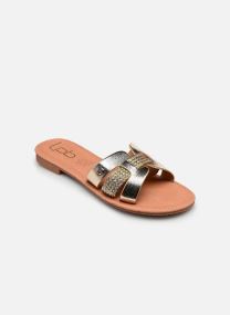 Mules C02U136 femme or et bronze