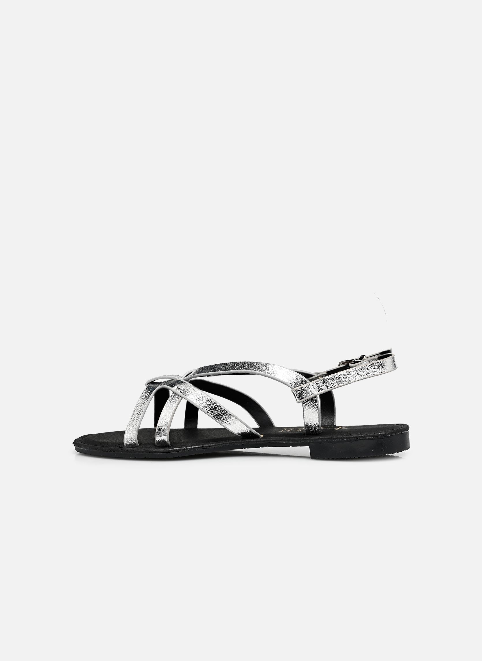 Sandales C02A173 femme argent LPB -LES PETITES BOMBES Sandales C02A173 femme argent Argent Metal