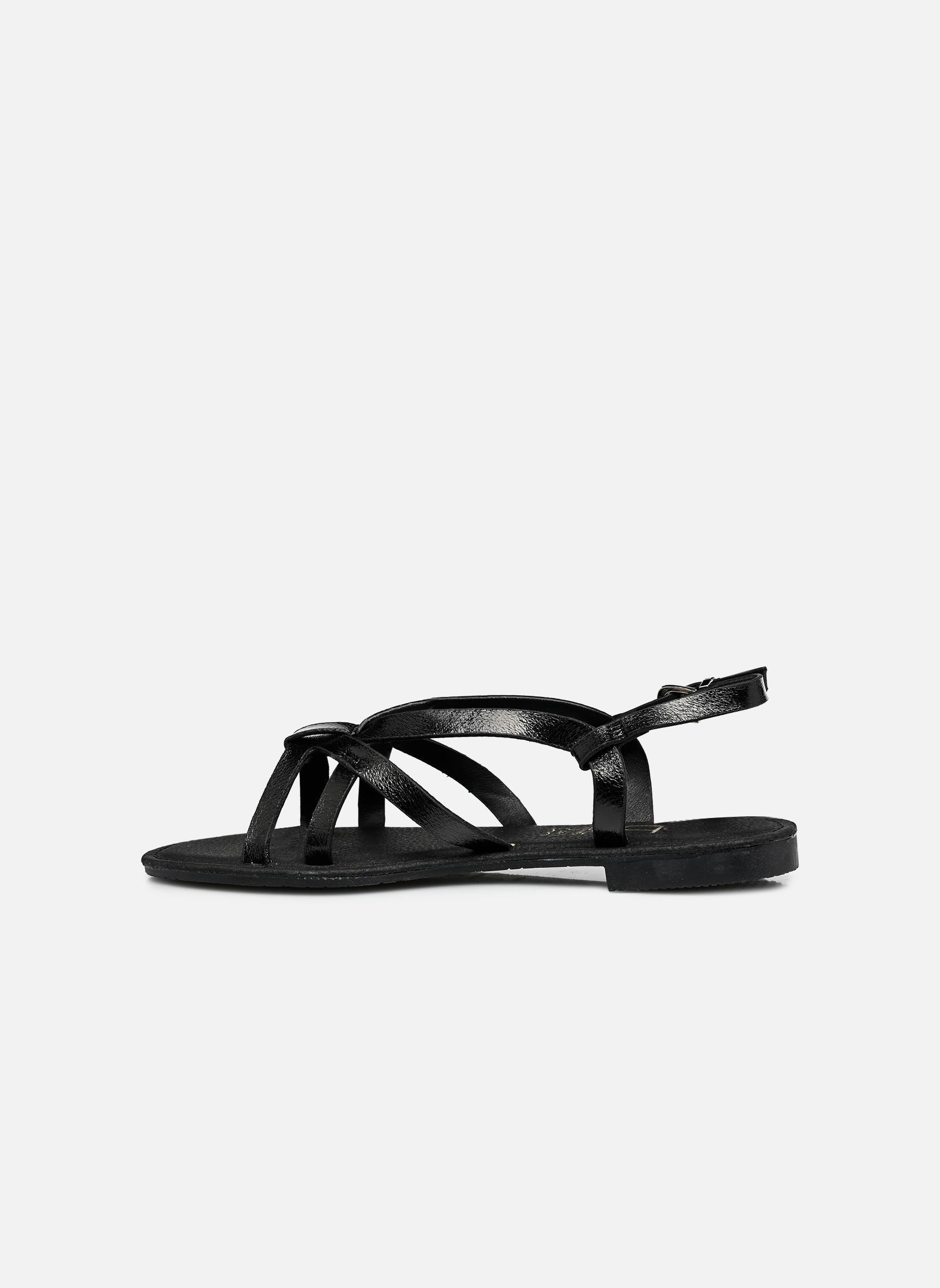 Sandalen C02A173 damen schwarz LPB -LES PETITES BOMBES Sandalen C02A173 damen schwarz Noir Metal