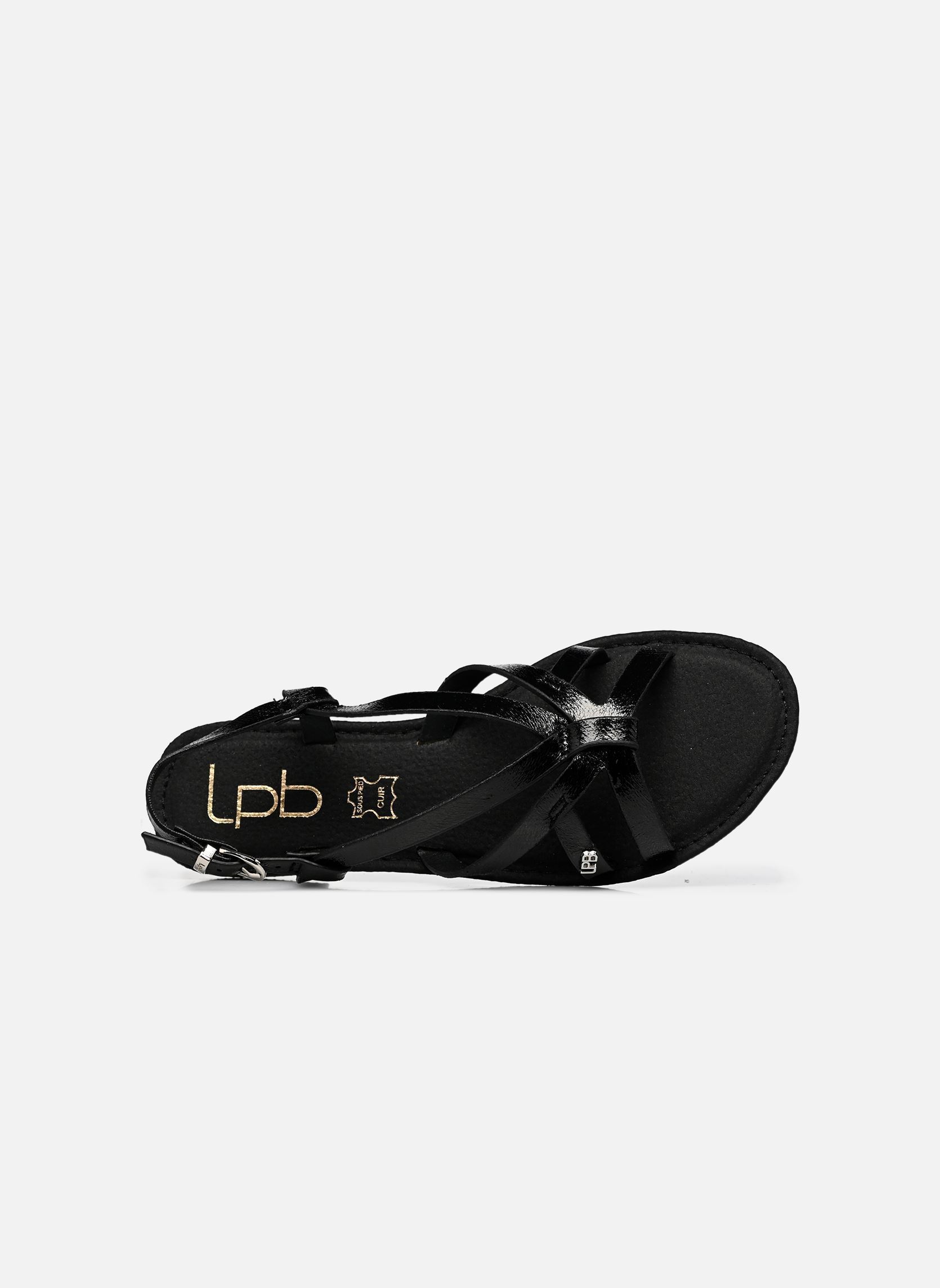 Sandalen C02A173 damen schwarz LPB -LES PETITES BOMBES Sandalen C02A173 damen schwarz Noir Metal