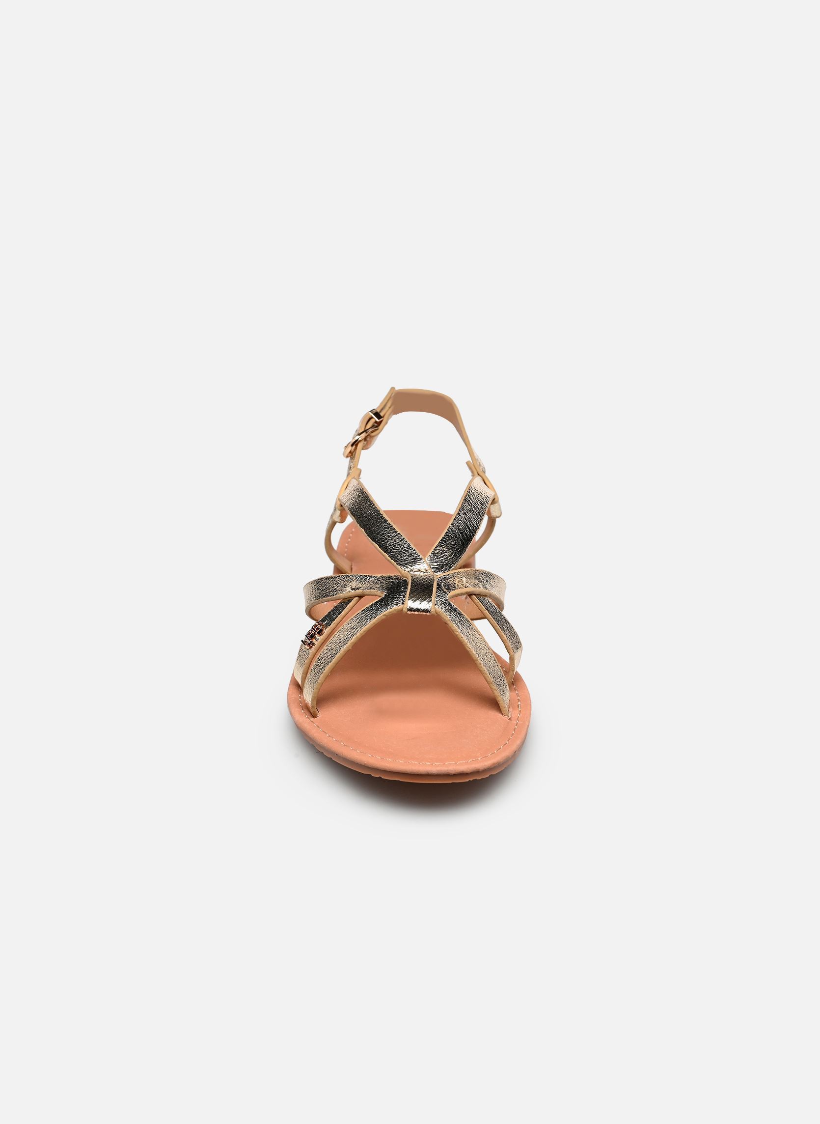 Sandalen C02A173 damen gold und bronze LPB -LES PETITES BOMBES Sandalen C02A173 damen gold und bronze Or Metal