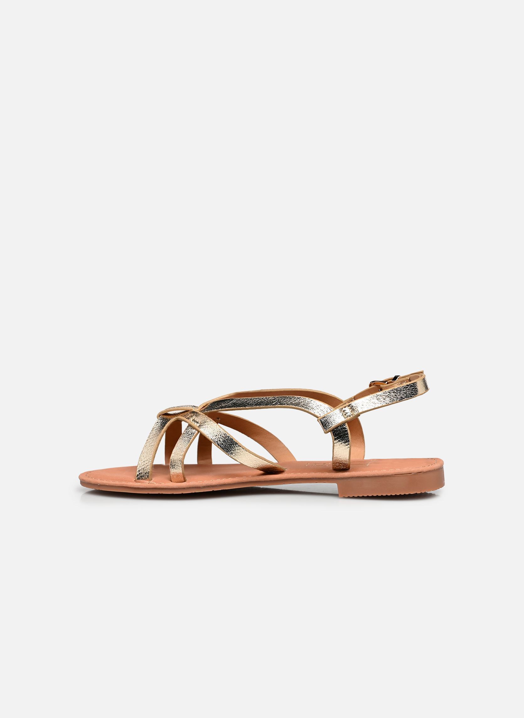 Sandalen C02A173 damen gold und bronze LPB -LES PETITES BOMBES Sandalen C02A173 damen gold und bronze Or Metal