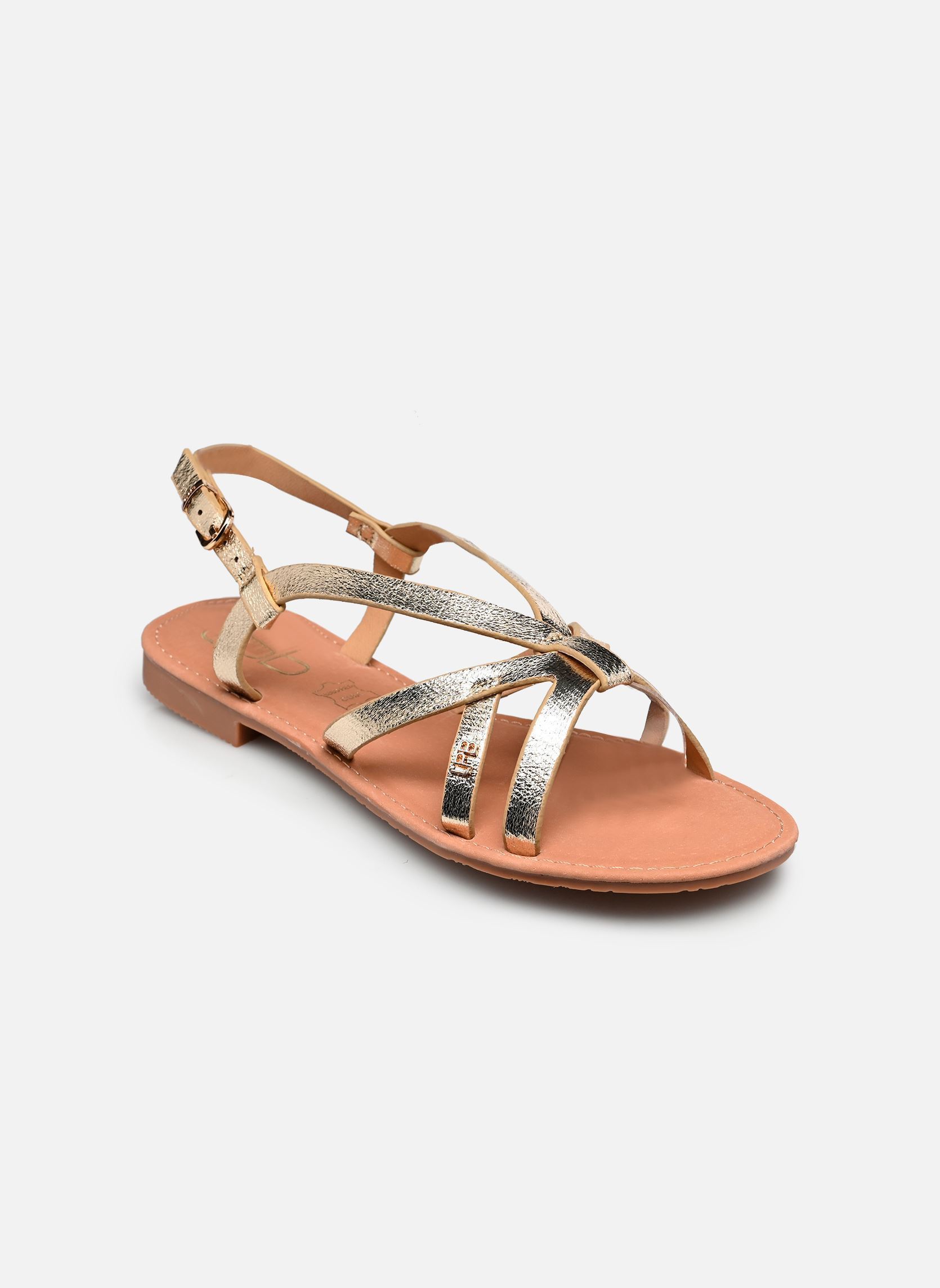 Sandalen C02A173 damen gold und bronze LPB -LES PETITES BOMBES Sandalen C02A173 damen gold und bronze Or Metal