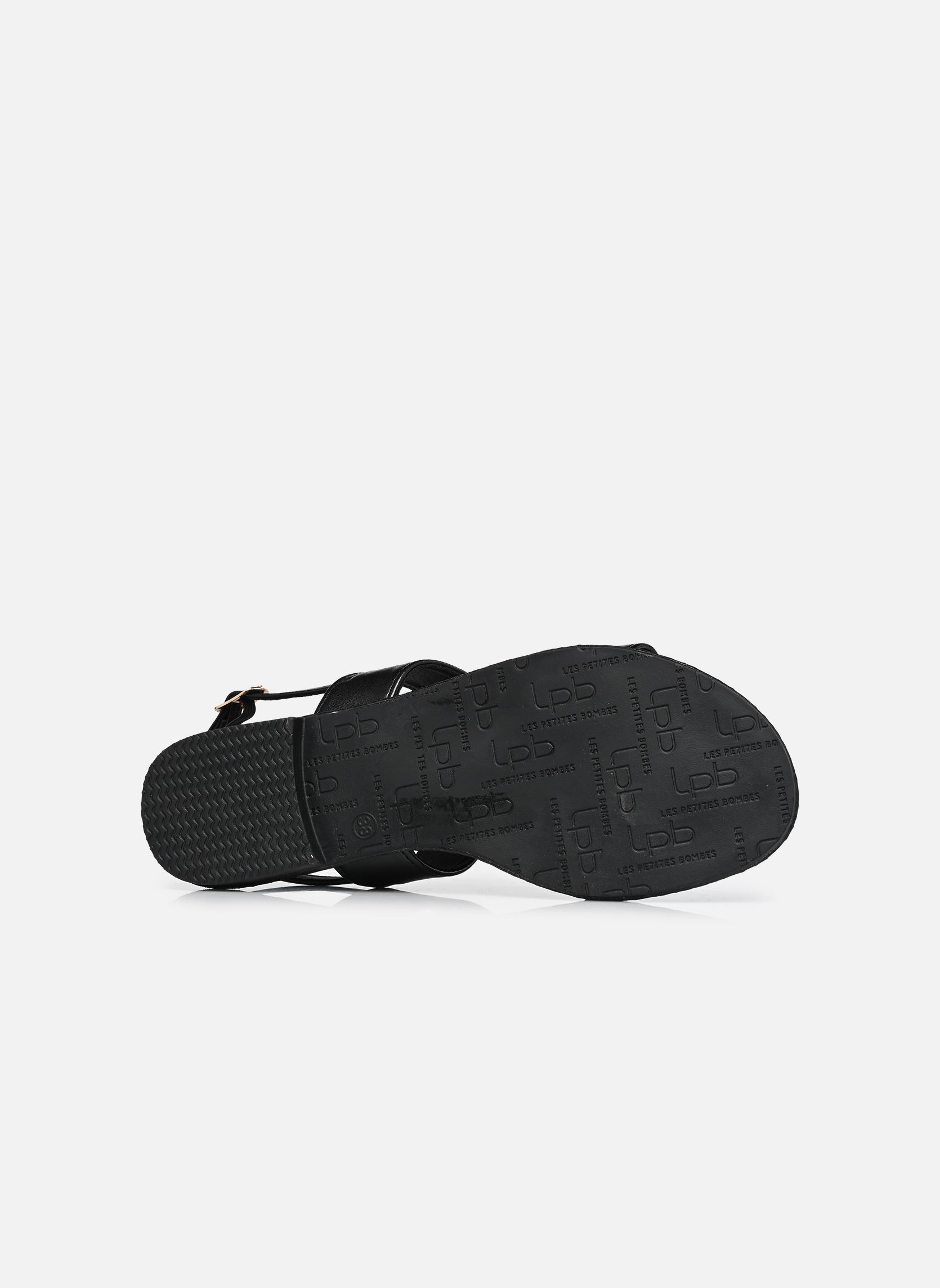 Sandales C01A175 femme noir LPB -LES PETITES BOMBES Sandales C01A175 femme noir NOIR PU