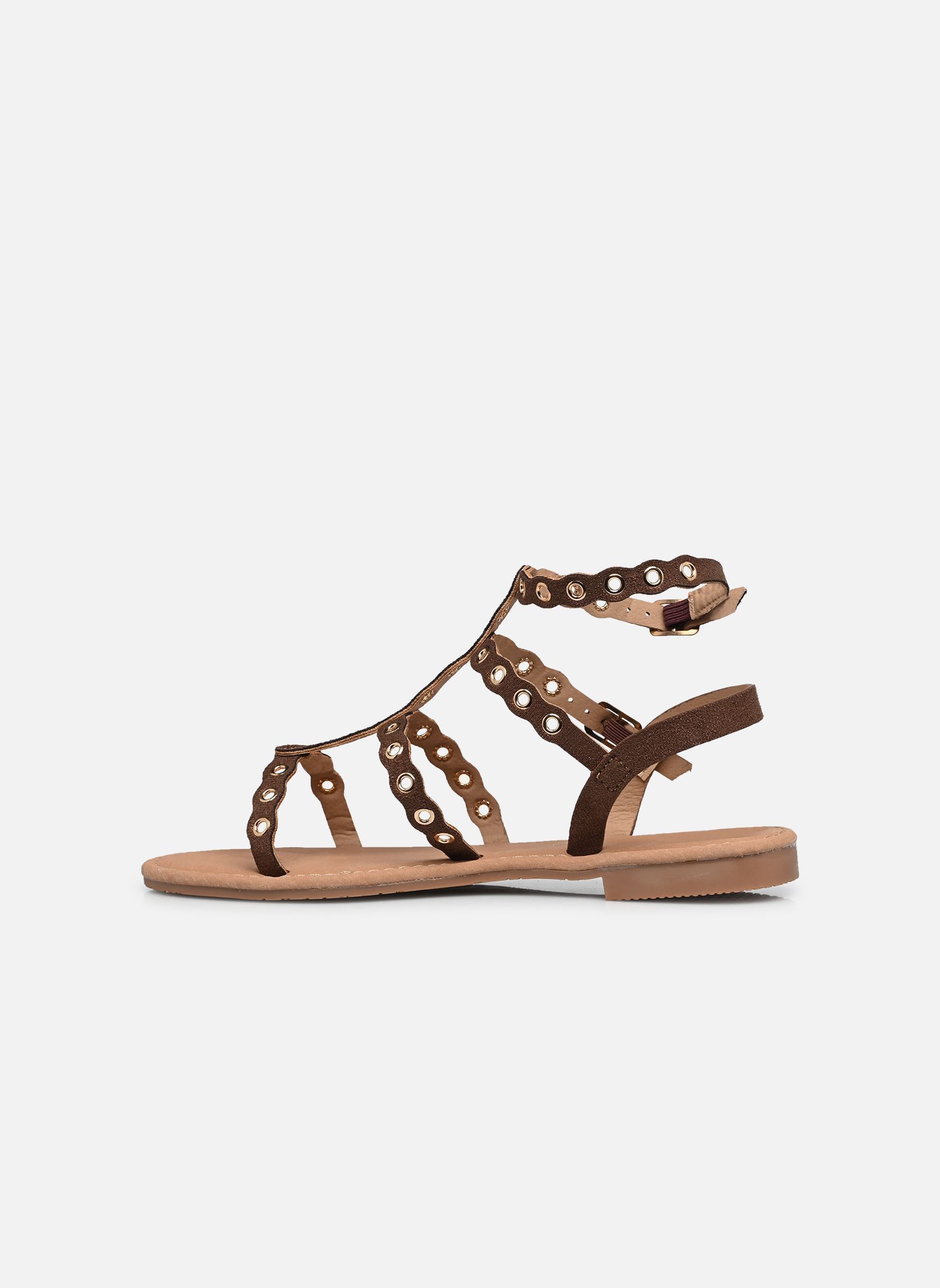 Sandales C26A171 femme marron LPB -LES PETITES BOMBES Sandales C26A171 femme marron Choco Foil