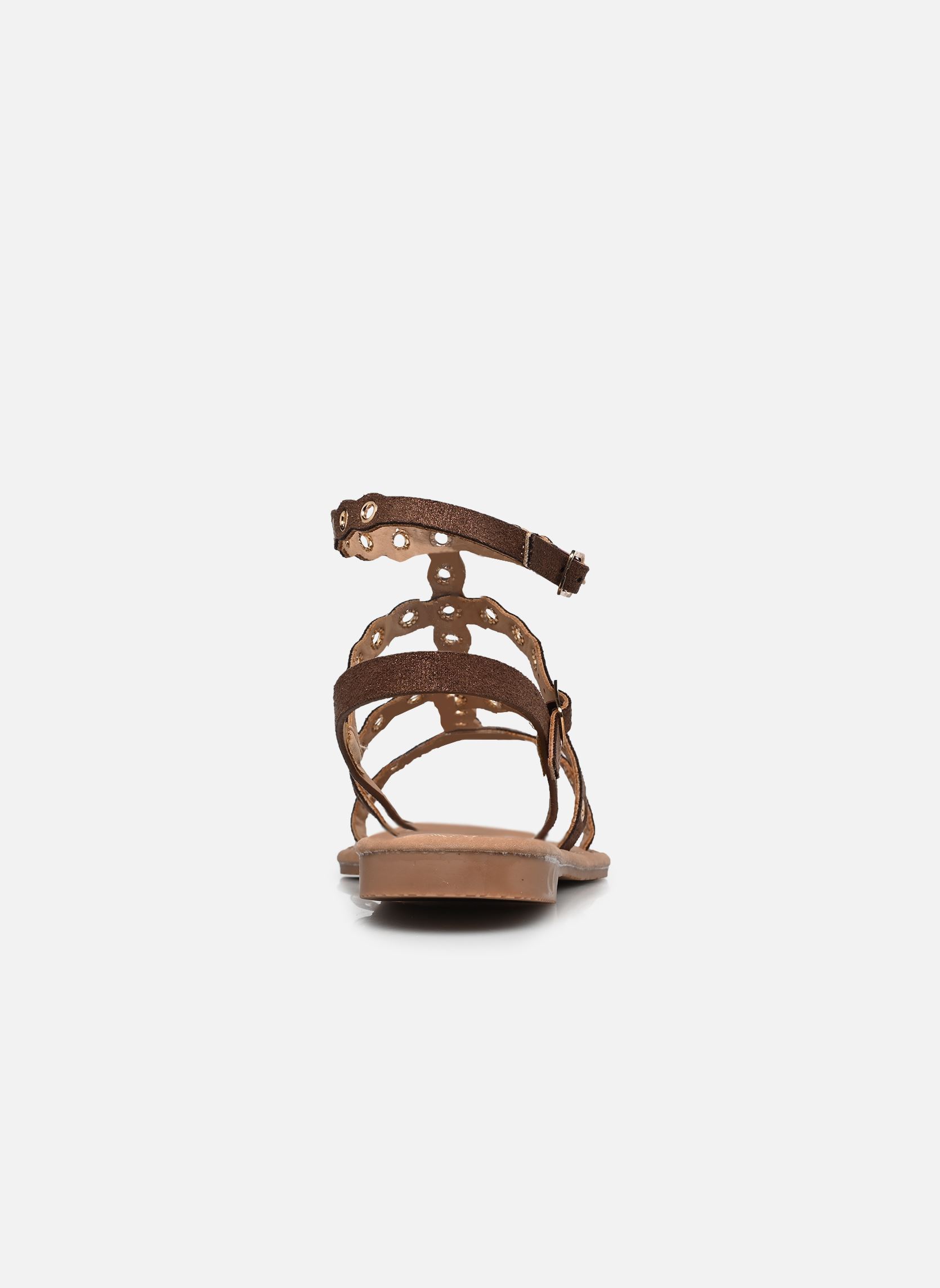 Sandales C26A171 femme marron LPB -LES PETITES BOMBES Sandales C26A171 femme marron Choco Foil