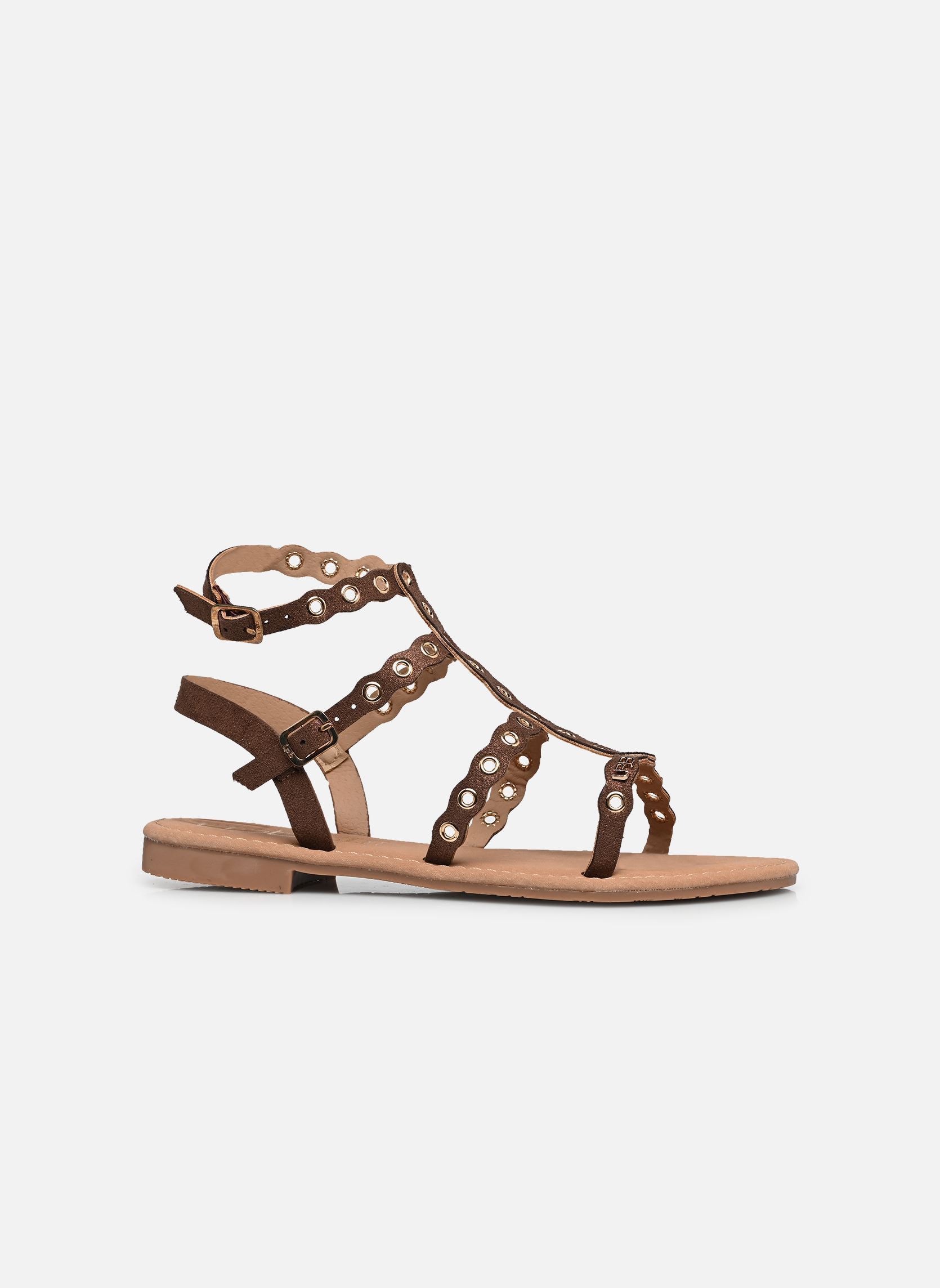 Sandales C26A171 femme marron LPB -LES PETITES BOMBES Sandales C26A171 femme marron Choco Foil