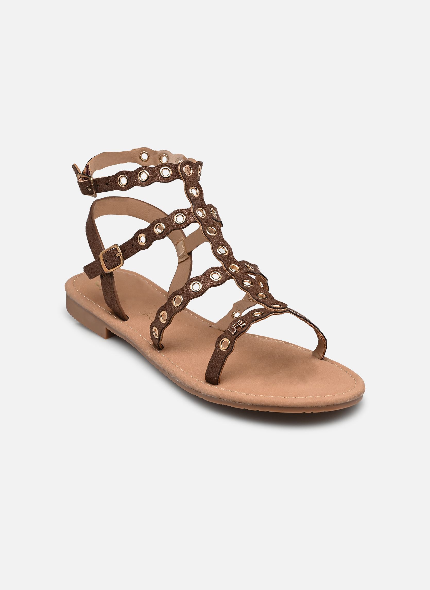 Sandales C26A171 femme marron LPB -LES PETITES BOMBES Sandales C26A171 femme marron Choco Foil