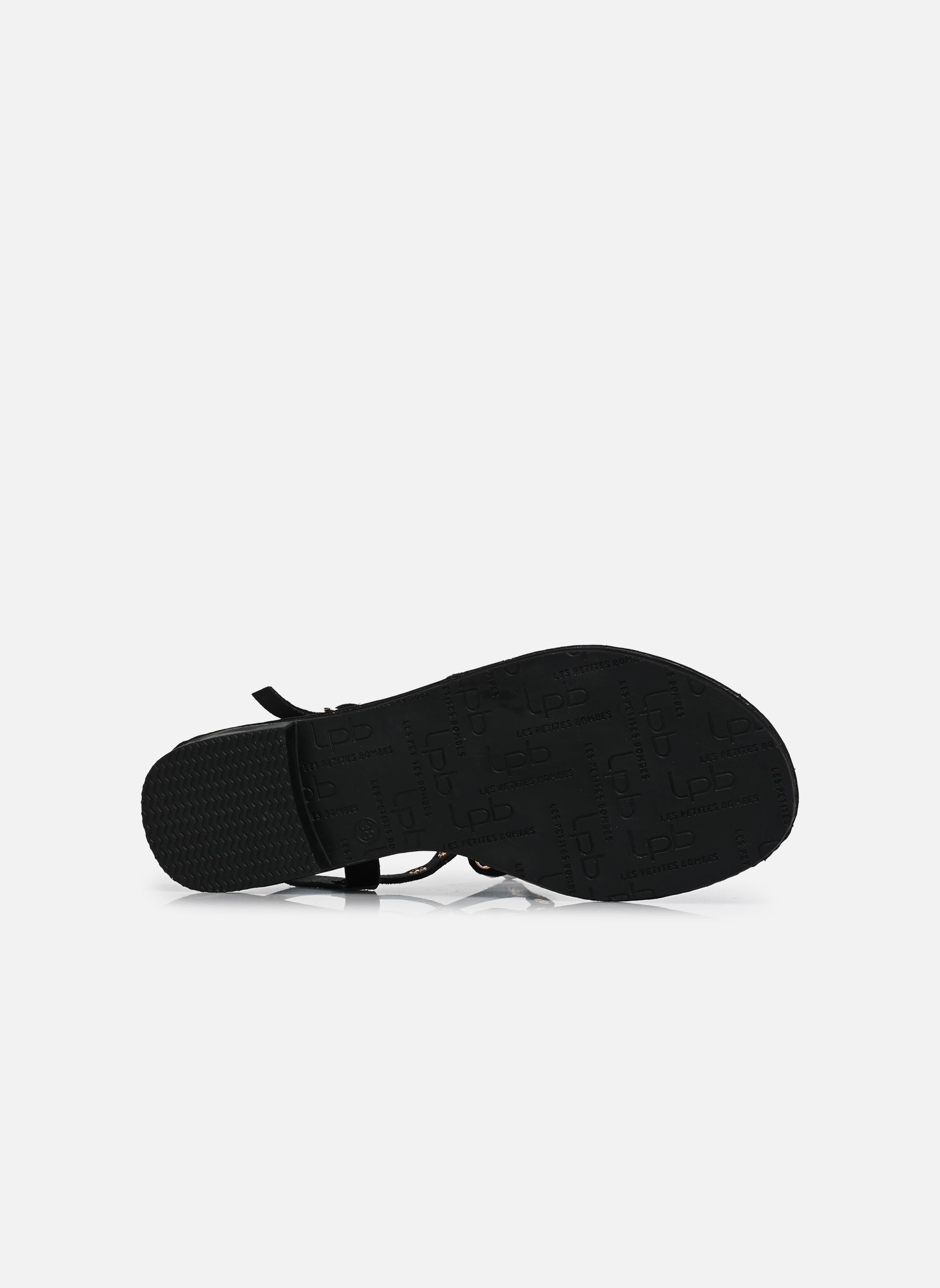 Sandalen C26A171 damen schwarz LPB -LES PETITES BOMBES Sandalen C26A171 damen schwarz Noir Foil