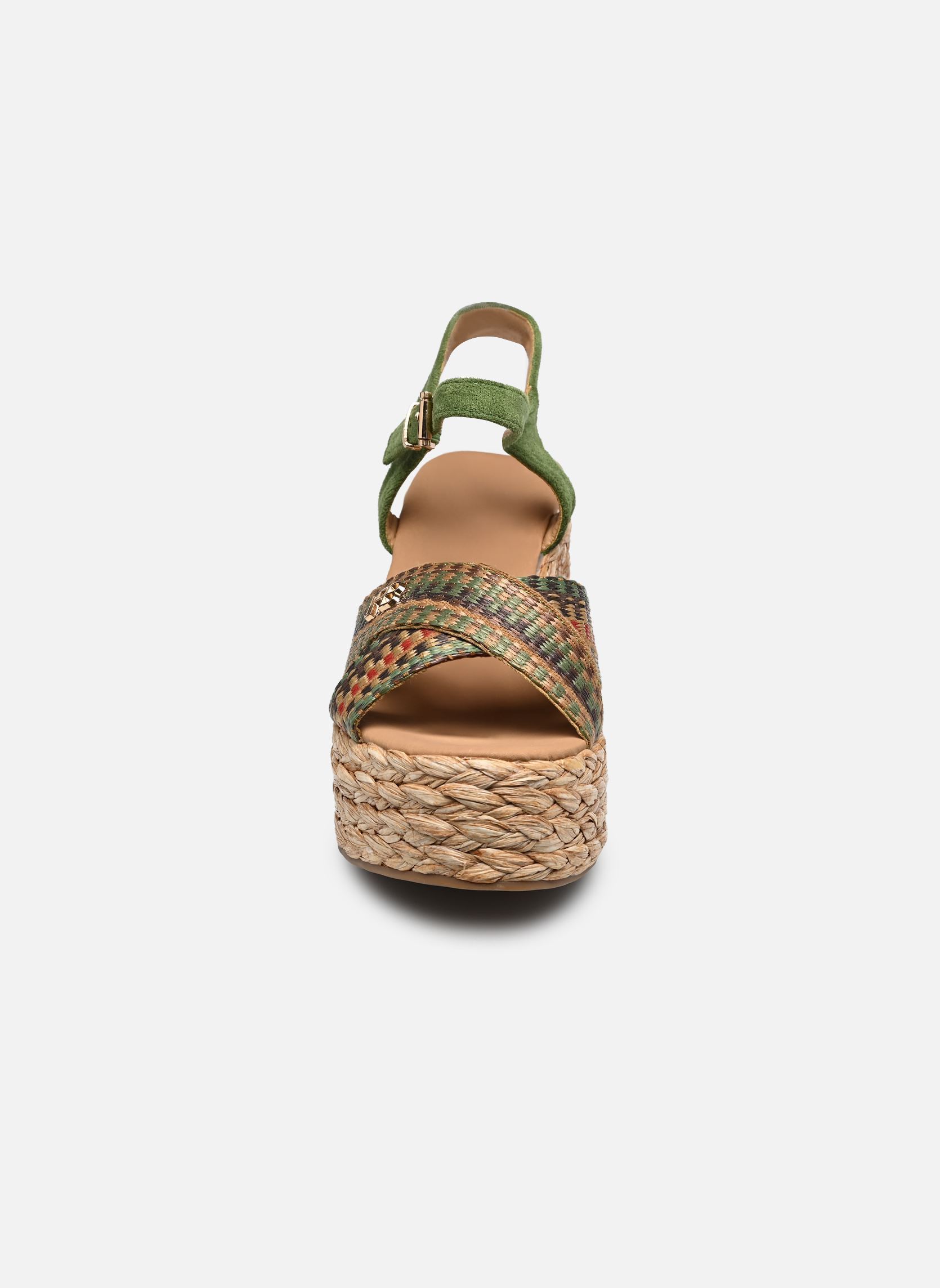 Sandales compensées et plateformes C20N090 femme vert LPB -LES PETITES BOMBES Sandales compensées et plateformes C20N090 femme vert Kaki