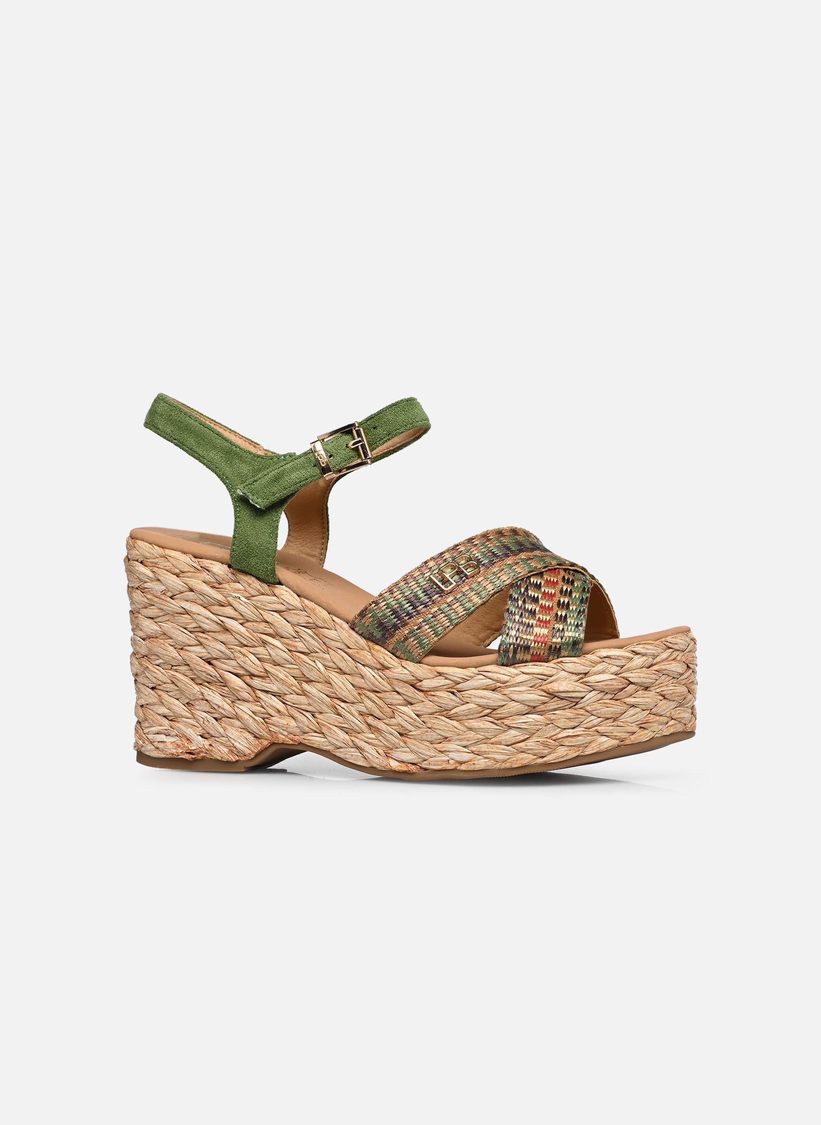 Sandales compensées et plateformes C20N090 femme vert LPB -LES PETITES BOMBES Sandales compensées et plateformes C20N090 femme vert Kaki