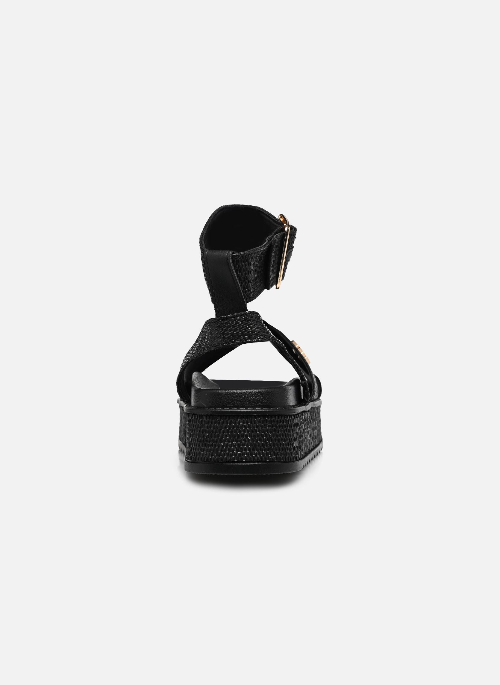Sandales compensées et plateformes C20N078 femme noir LPB -LES PETITES BOMBES Sandales compensées et plateformes C20N078 femme noir NOIR RAPHIA
