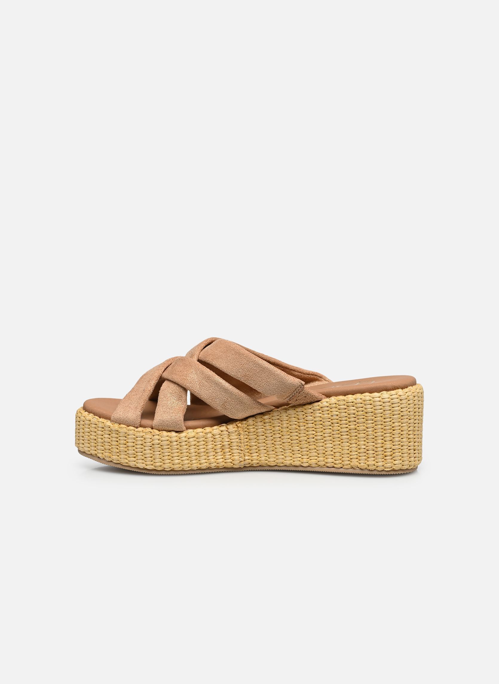 Muilen C26N077 dames beige LPB -LES PETITES BOMBES Muilen C26N077 dames beige CAPPUCCINO FOIL