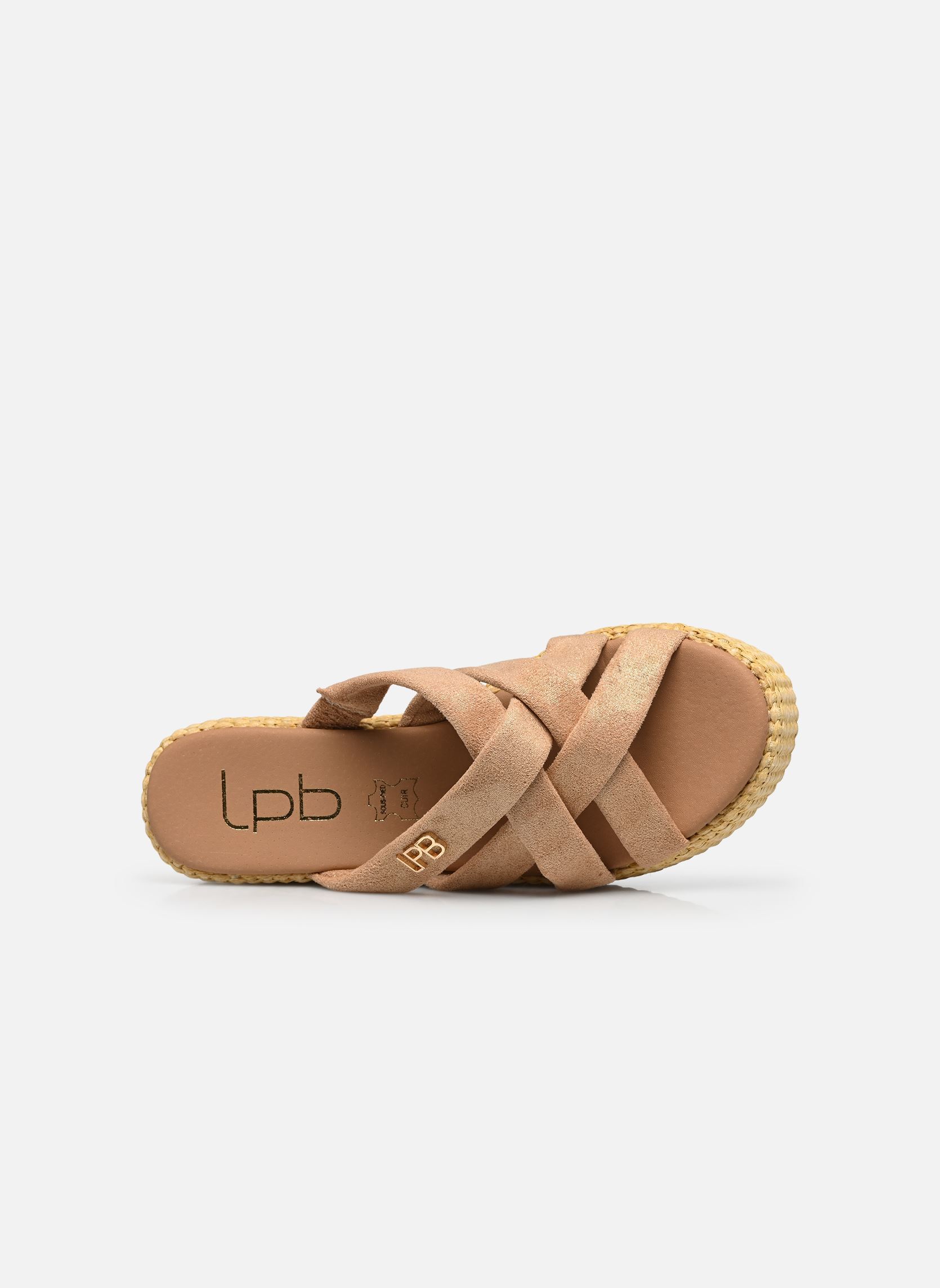 Muilen C26N077 dames beige LPB -LES PETITES BOMBES Muilen C26N077 dames beige CAPPUCCINO FOIL