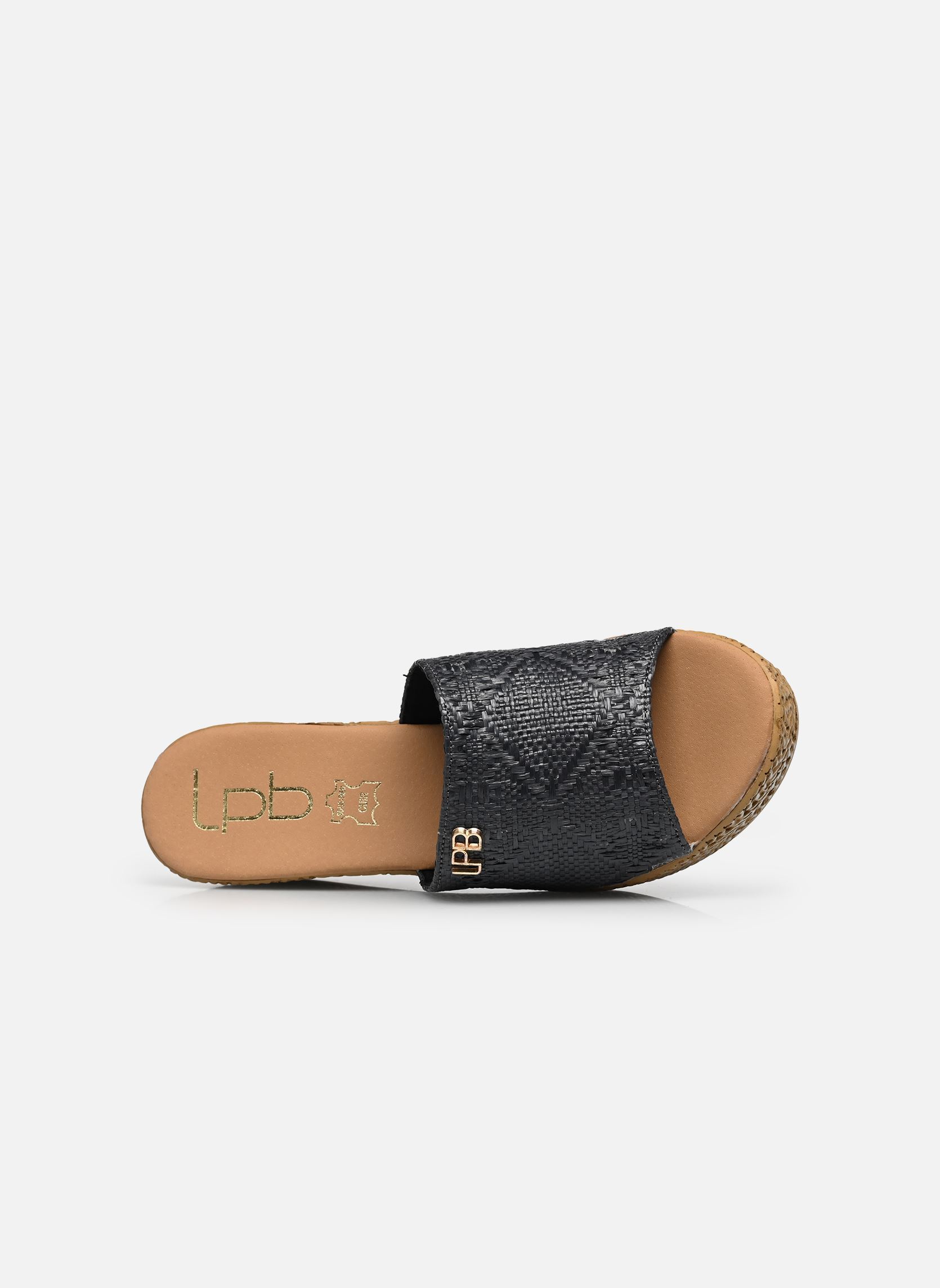 Pantoletten C20N047 damen schwarz LPB -LES PETITES BOMBES Pantoletten C20N047 damen schwarz NOIR RAPHIA