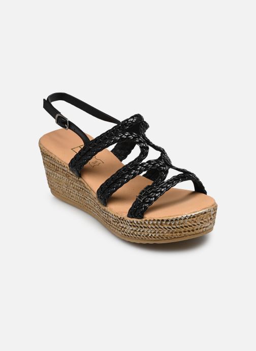 LPB -LES PETITES BOMBES Sandales compensées et plateformes C02N081 femme noir