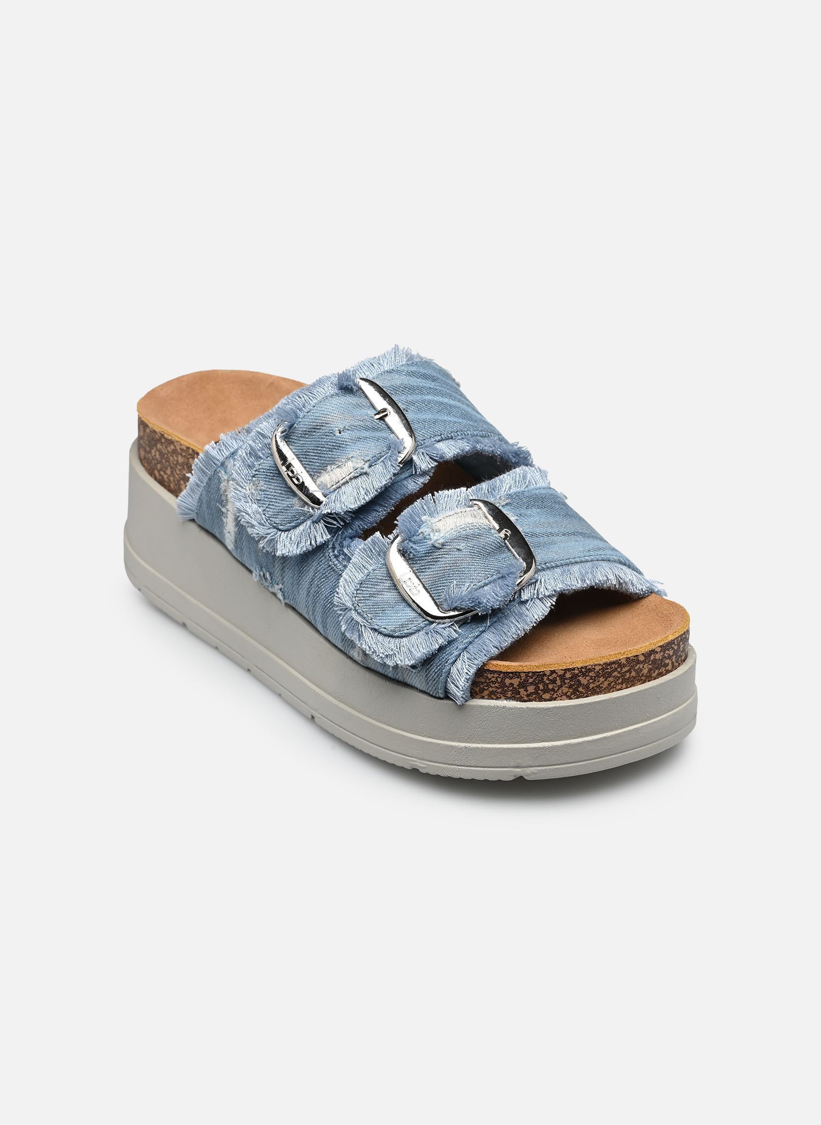 Pantoletten C20N054 damen blau LPB -LES PETITES BOMBES Pantoletten C20N054 damen blau Bleach