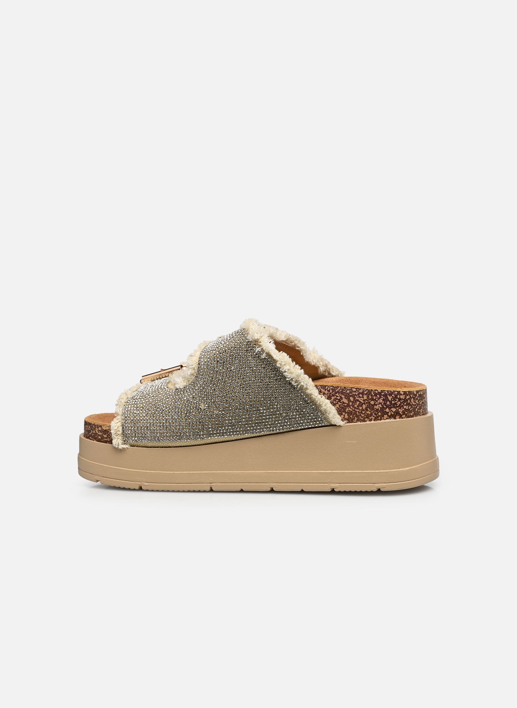 Mules C09N096 femme beige LPB -LES PETITES BOMBES Mules C09N096 femme beige BEIGE STRASS