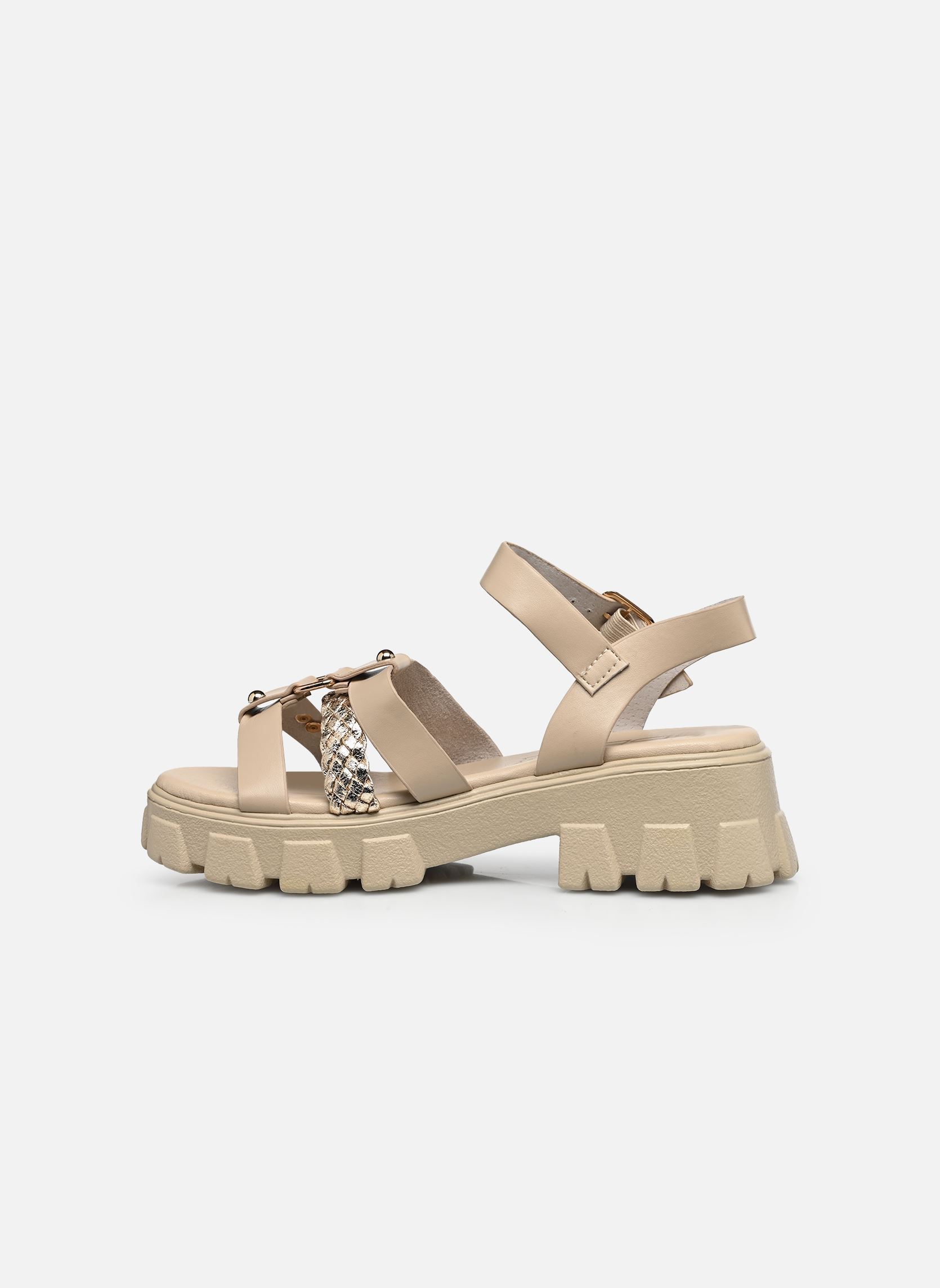 Sandales compensées et plateformes C20N098 femme beige LPB -LES PETITES BOMBES Sandales compensées et plateformes C20N098 femme beige Beige