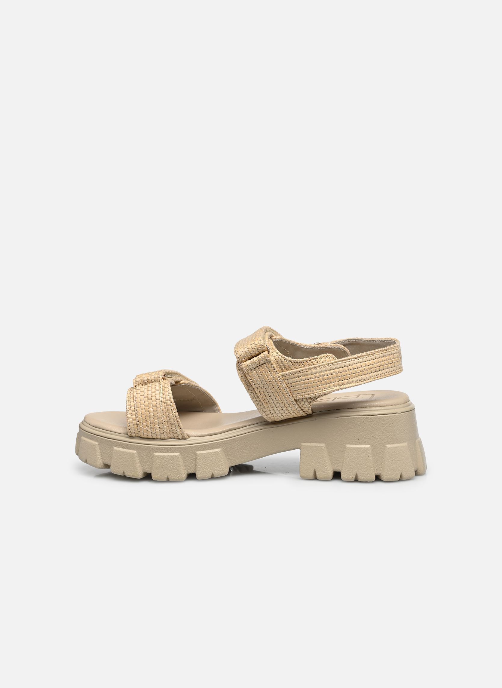 Keil- und Plateausandalen C20N097 damen beige LPB -LES PETITES BOMBES Keil- und Plateausandalen C20N097 damen beige Beige Raphia