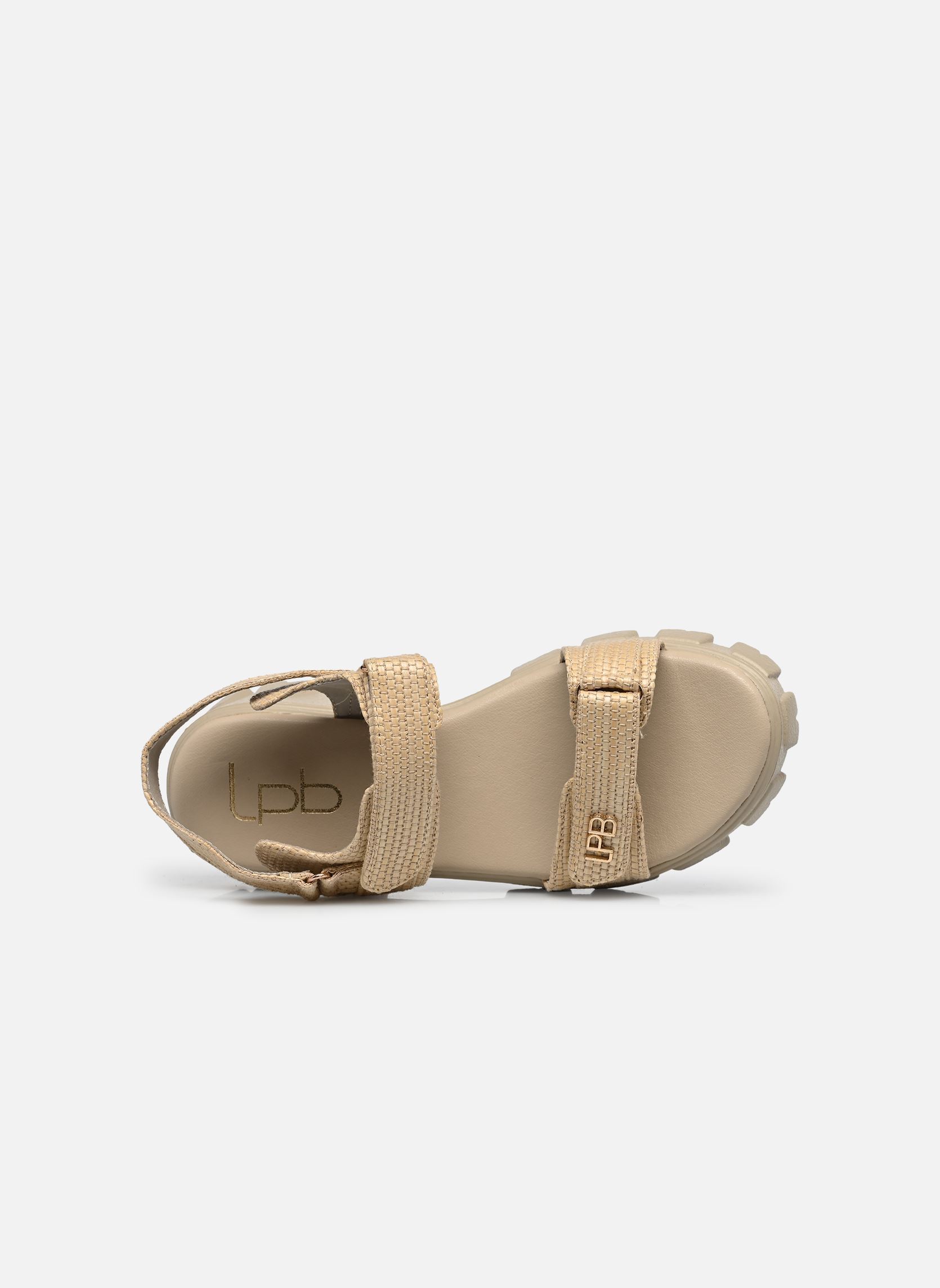 Keil- und Plateausandalen C20N097 damen beige LPB -LES PETITES BOMBES Keil- und Plateausandalen C20N097 damen beige Beige Raphia