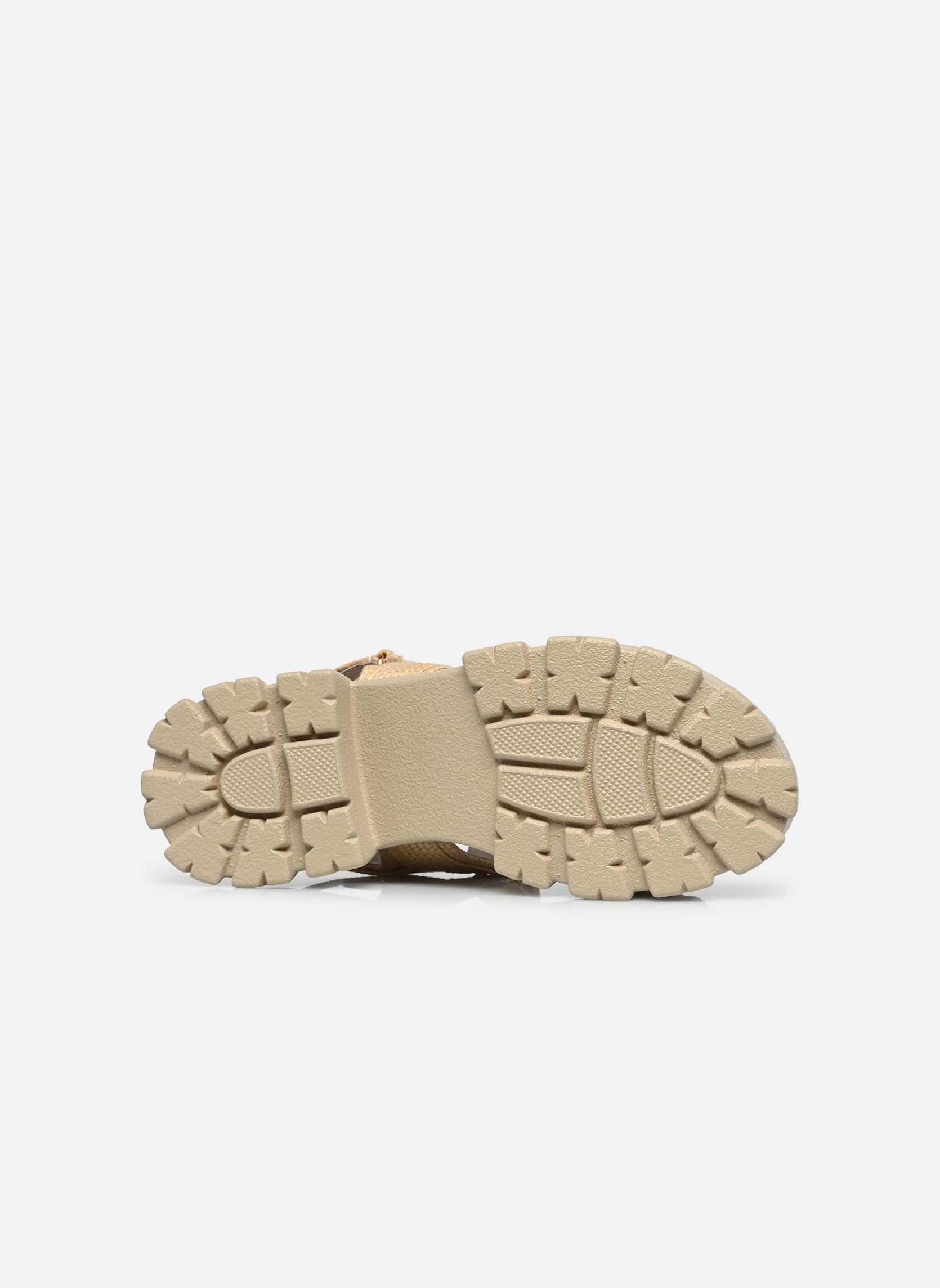 Keil- und Plateausandalen C20N097 damen beige LPB -LES PETITES BOMBES Keil- und Plateausandalen C20N097 damen beige Beige Raphia