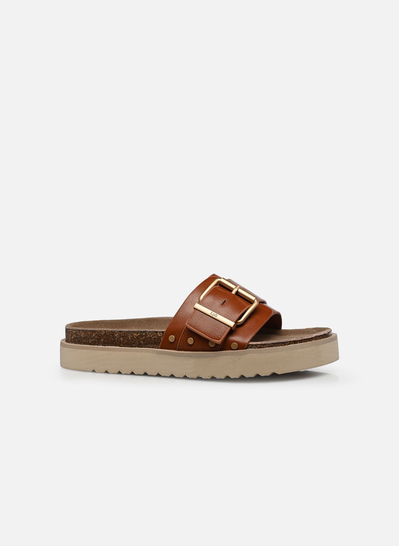 Mules C01N085 femme marron LPB -LES PETITES BOMBES Mules C01N085 femme marron Camel PU