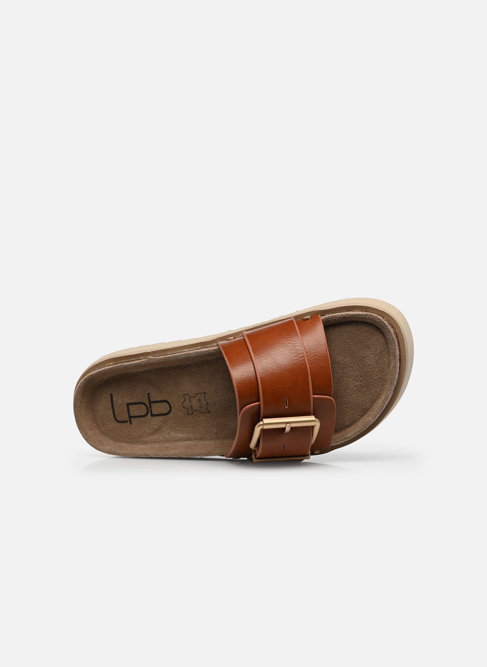 Mules C01N085 femme marron LPB -LES PETITES BOMBES Mules C01N085 femme marron Camel PU