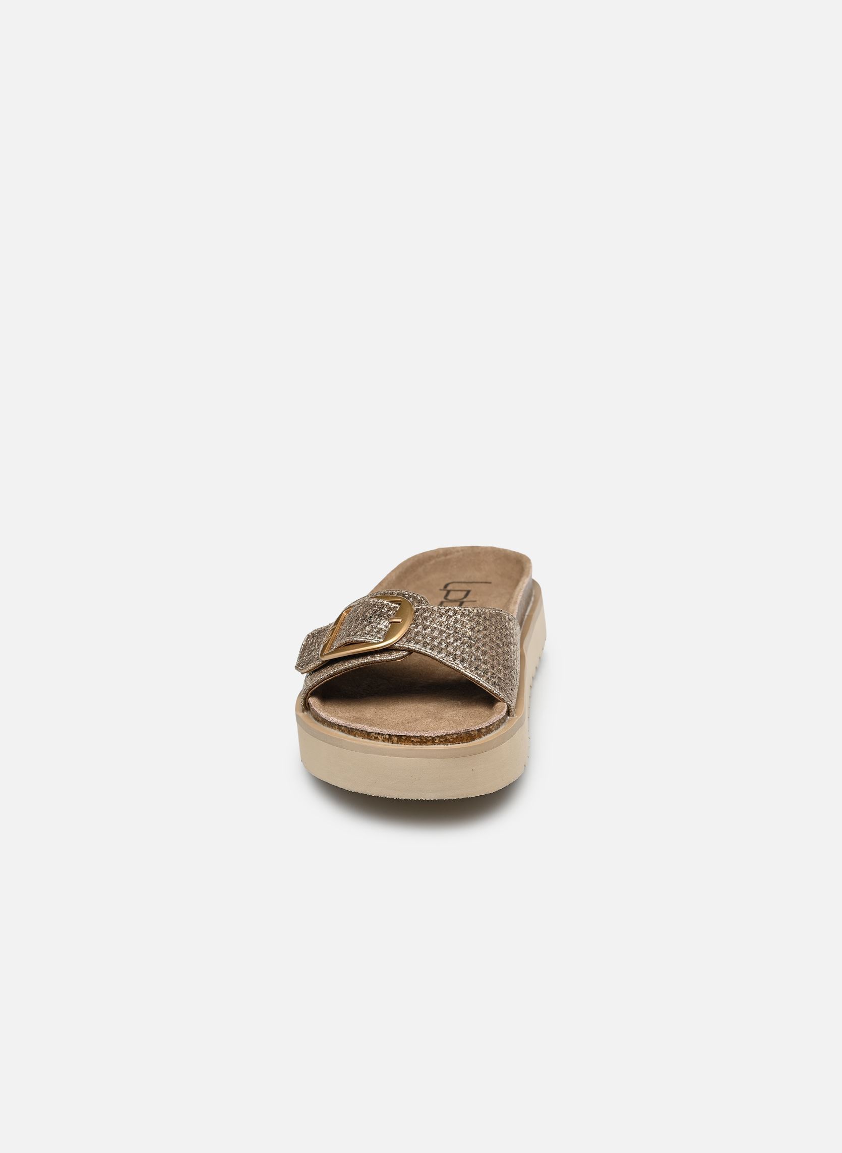 Pantoletten C02N083 damen gold und bronze LPB -LES PETITES BOMBES Pantoletten C02N083 damen gold und bronze Or Metal
