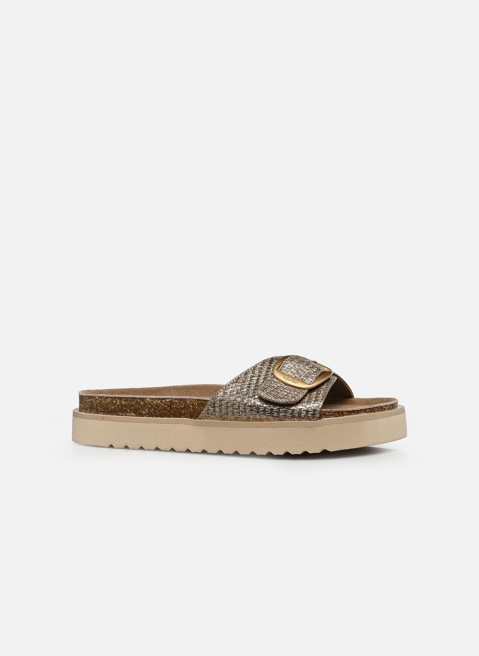 Pantoletten C02N083 damen gold und bronze LPB -LES PETITES BOMBES Pantoletten C02N083 damen gold und bronze Or Metal